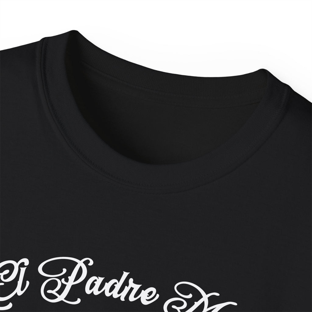 El Padre Más Chingon T Shirt Skull Art Gift for Dad - Stonk Shark Co.