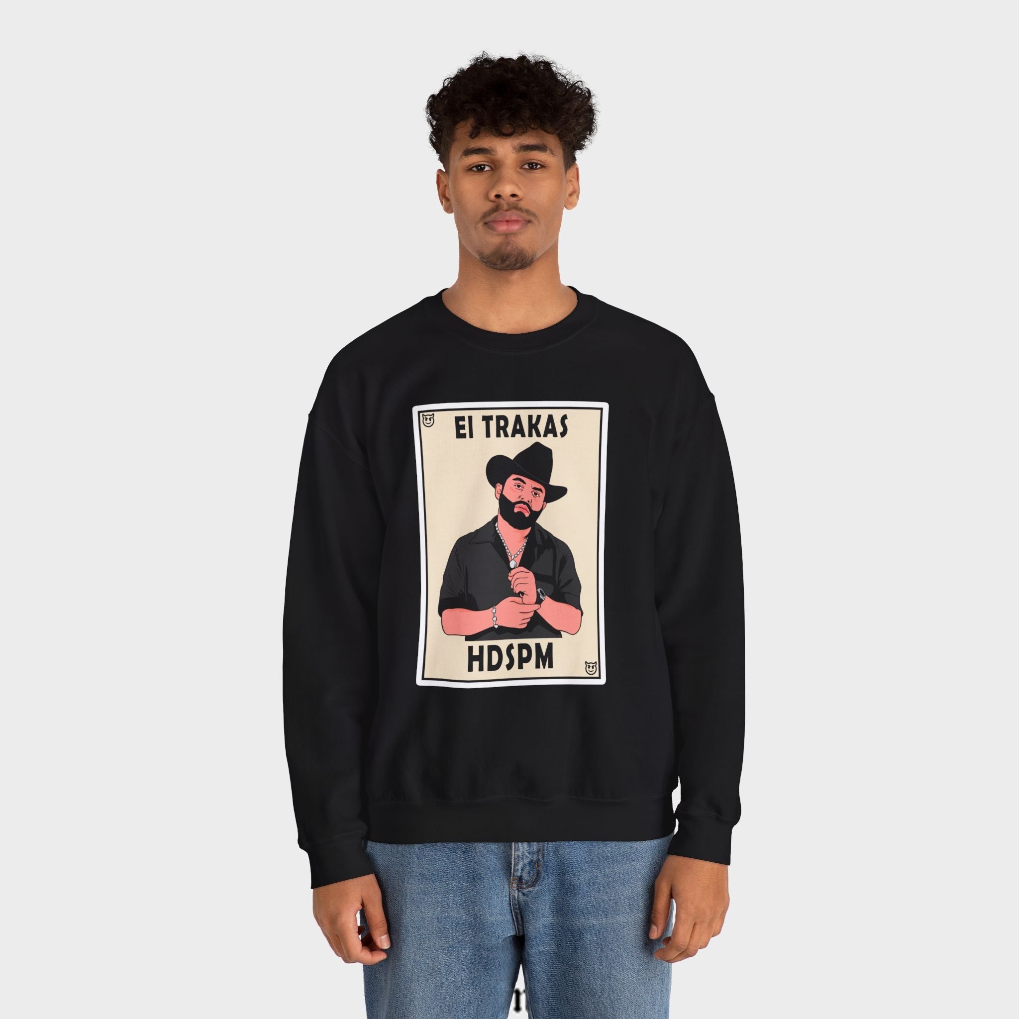 El Trakas Lotería Style – HDSPM Sweatshirt - Stonk Shark Co.