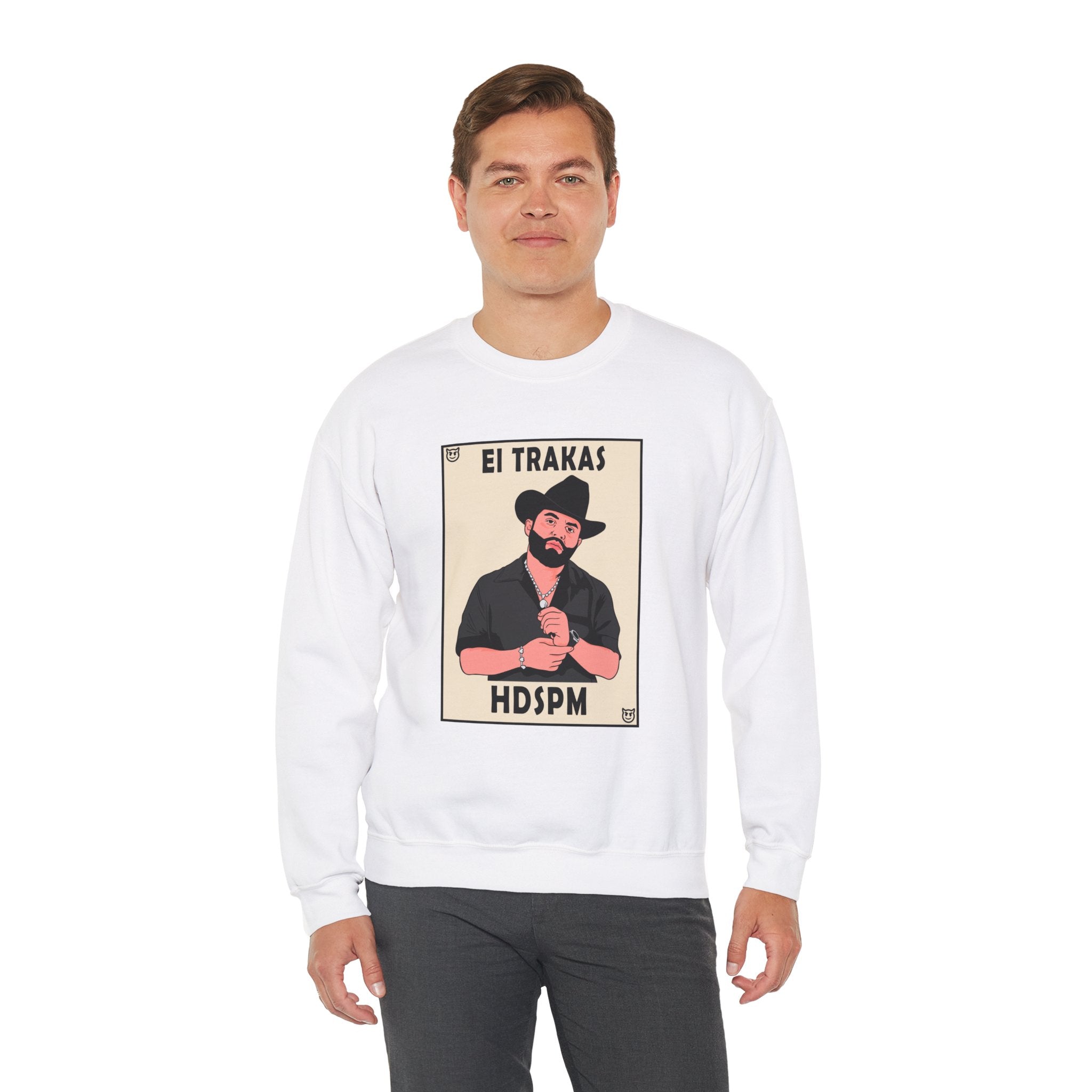 El Trakas Lotería Style – HDSPM Sweatshirt - Stonk Shark Co.
