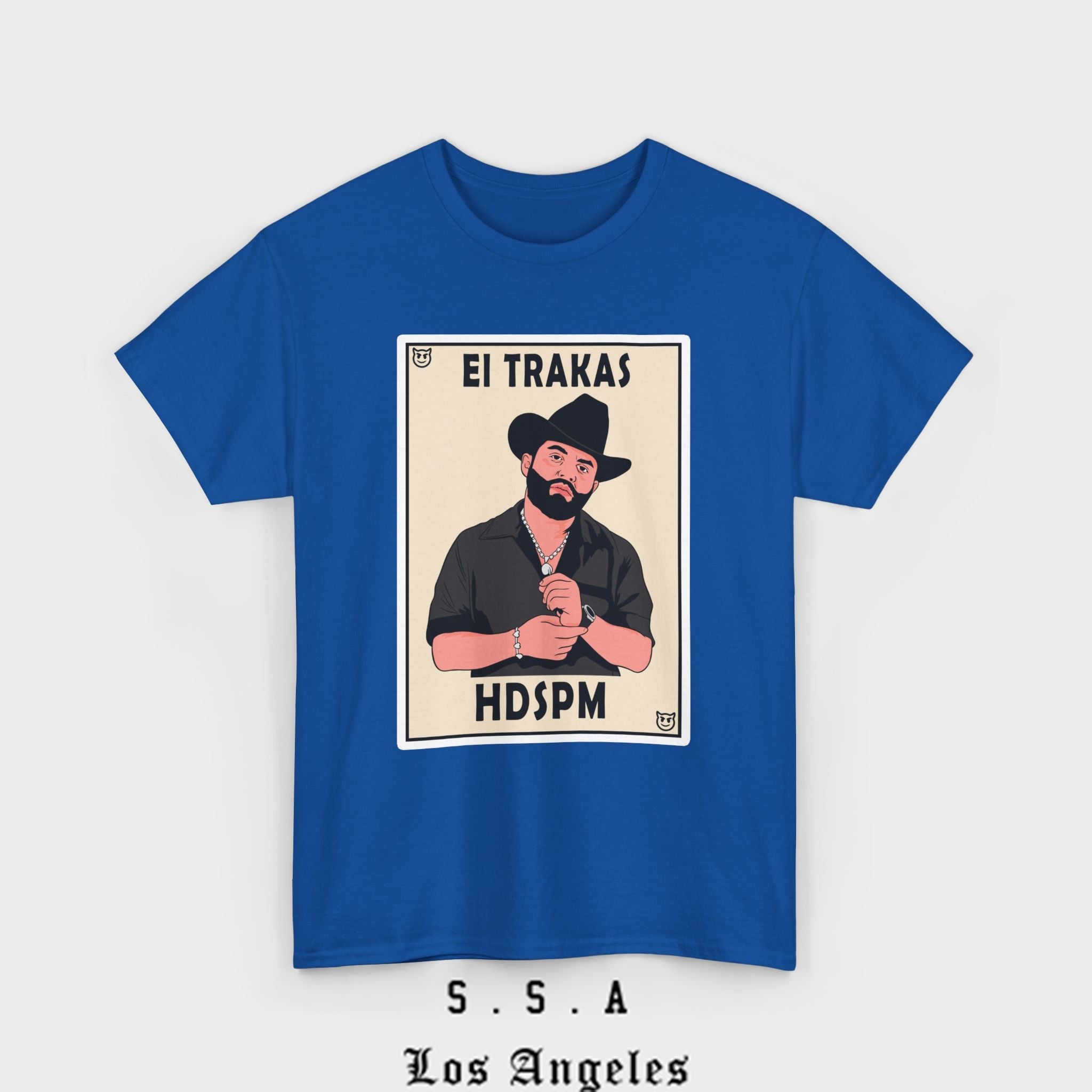 El Trakas Lotería Style T-Shirt – HDSPM Tee - Stonk Shark Co.