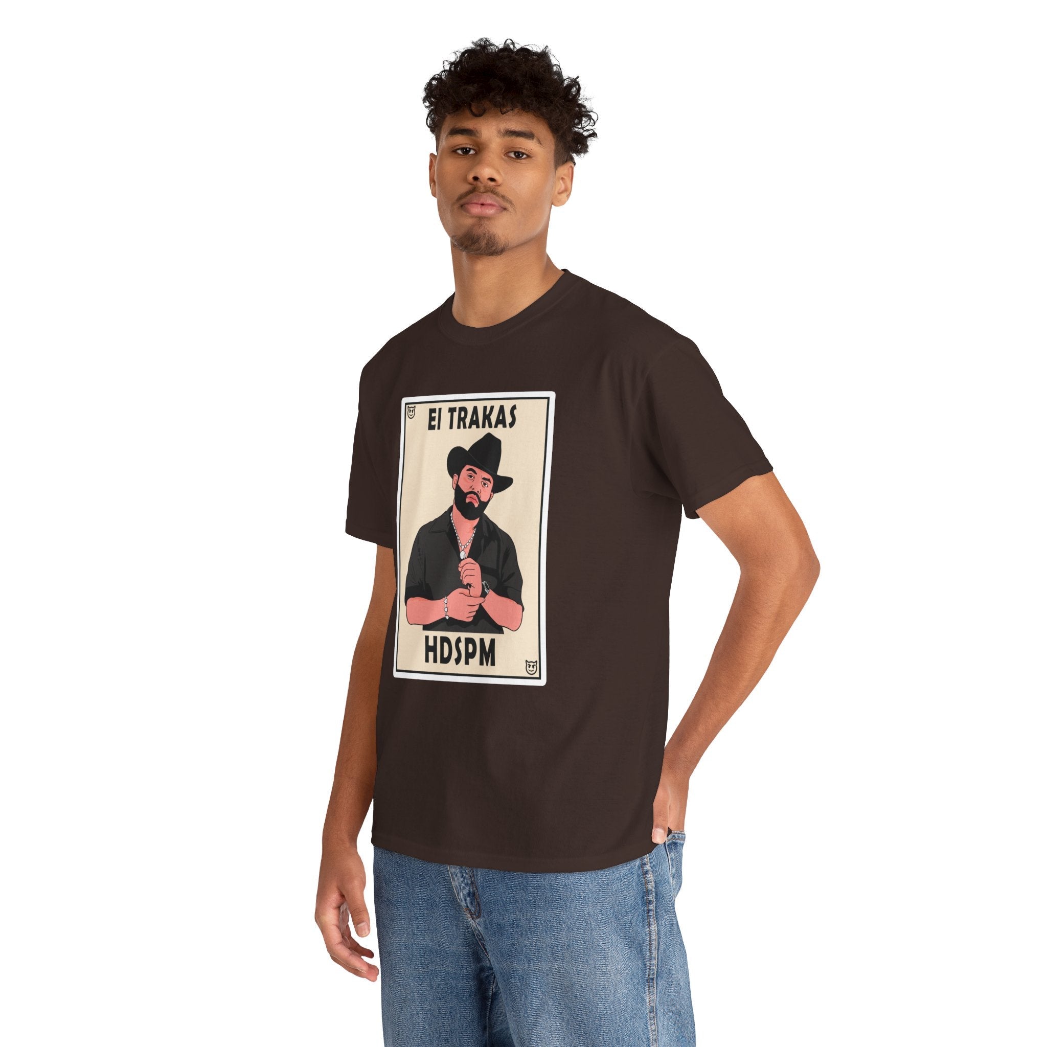 El Trakas Lotería Style T-Shirt – HDSPM Tee - Stonk Shark Co.