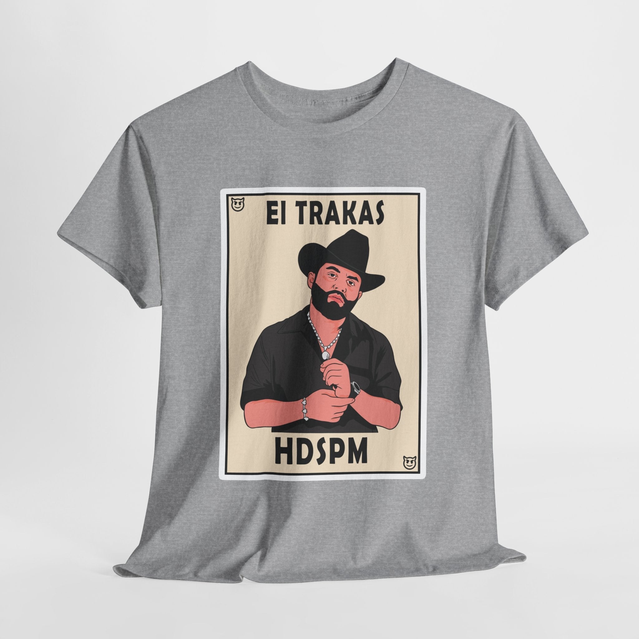 El Trakas Lotería Style T-Shirt – HDSPM Tee - Stonk Shark Co.