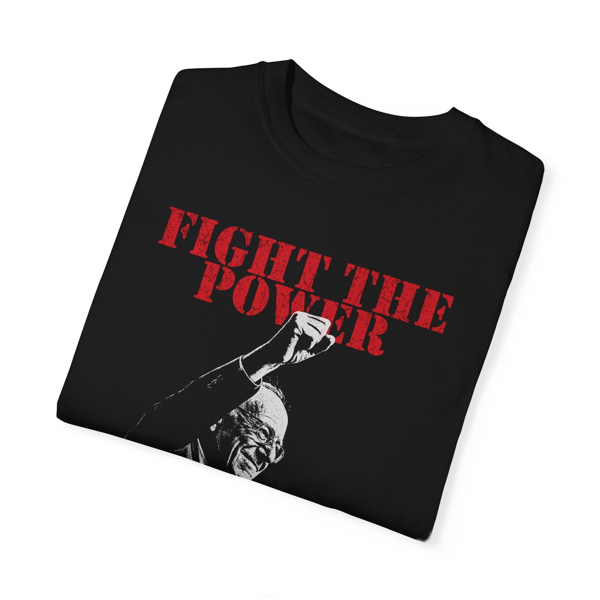 Fight The Power Resist Bernie T-shirt - Punk Rock Style Empowerment & Activism Wear - Stonk Shark Co.