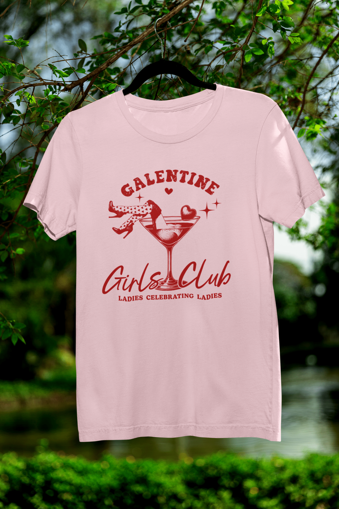 Galentine Girls Club T-Shirt – Valentine’s & Galentine’s Day Tee - Stonk Shark Co.