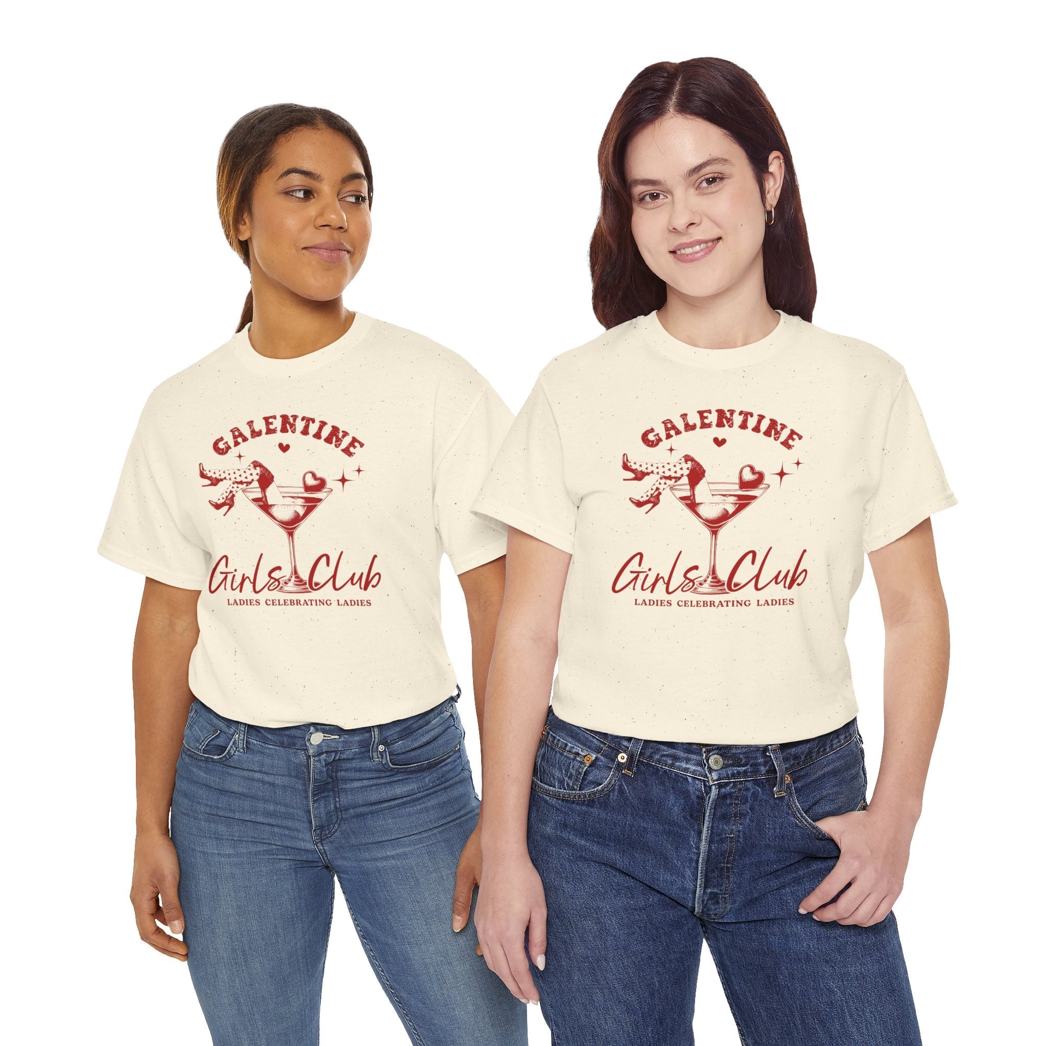 Galentine Girls Club T-Shirt – Valentine’s & Galentine’s Day Tee - Stonk Shark Co.