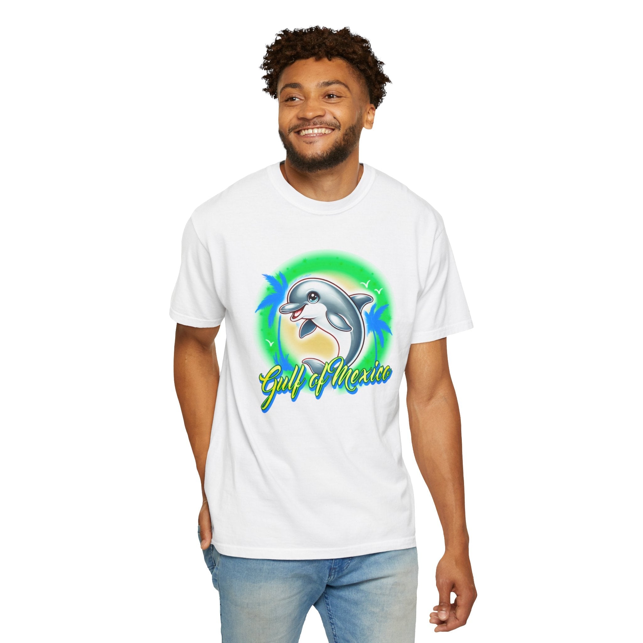 Gulf of Mexico Dolphin FDT T shirt Funny Anti - Trump Graphic Tee - Stonk Shark Co.