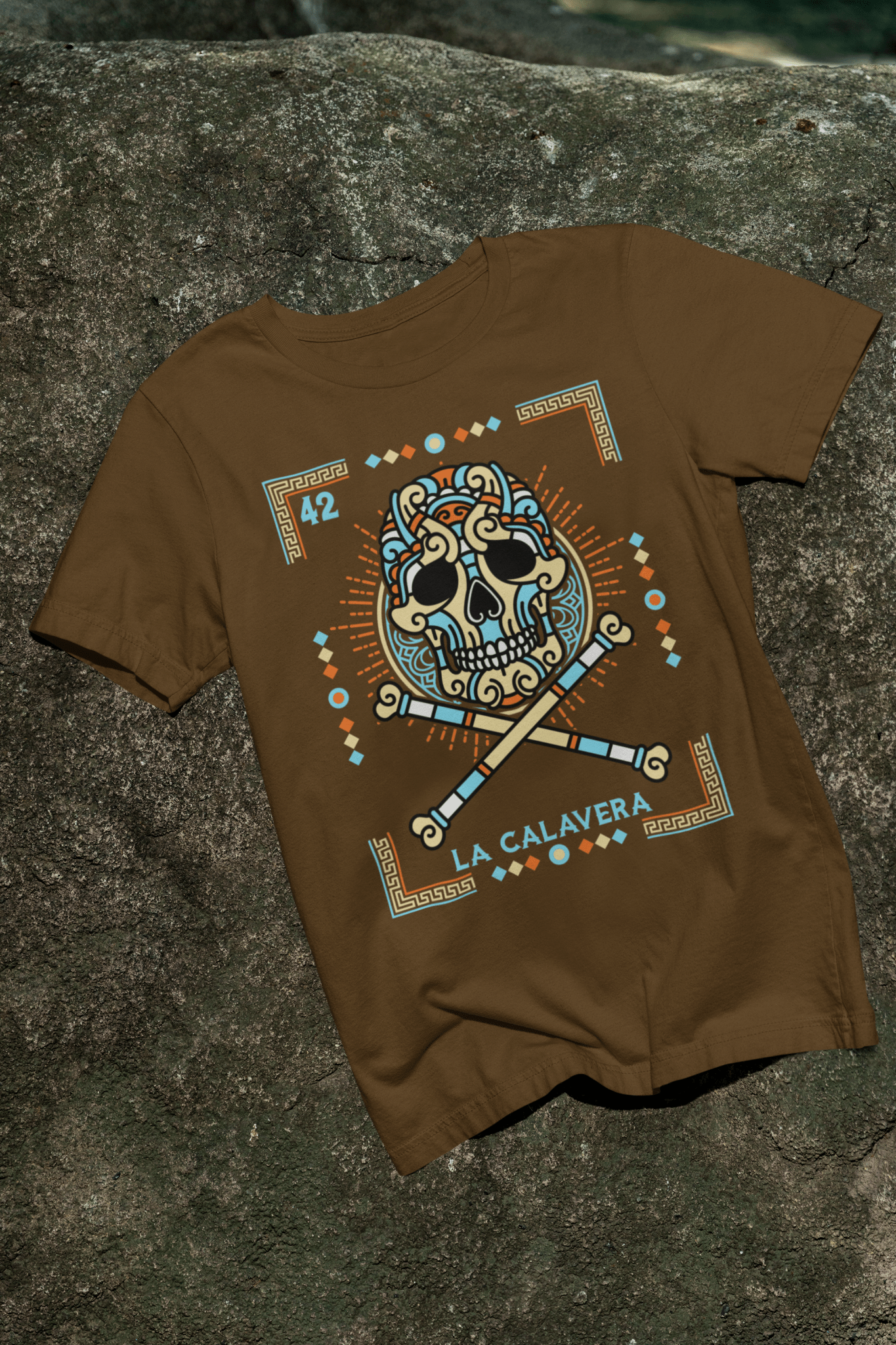 LA CALAVERA DIA DE LOS MUERTOS LOTERIA T SHIRT - Stonk Shark Co.