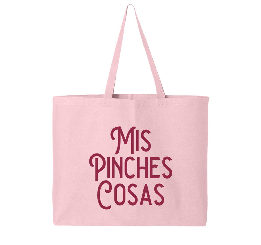 Mis Pinches Cosas Tote Bag – Funny Everyday Canvas Cotton Bag