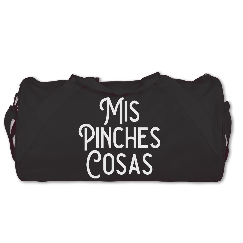 Mis Pinches Cosas Pink Duffel Bag – Latina Weekender Gym Bag - Stonk Shark Co.