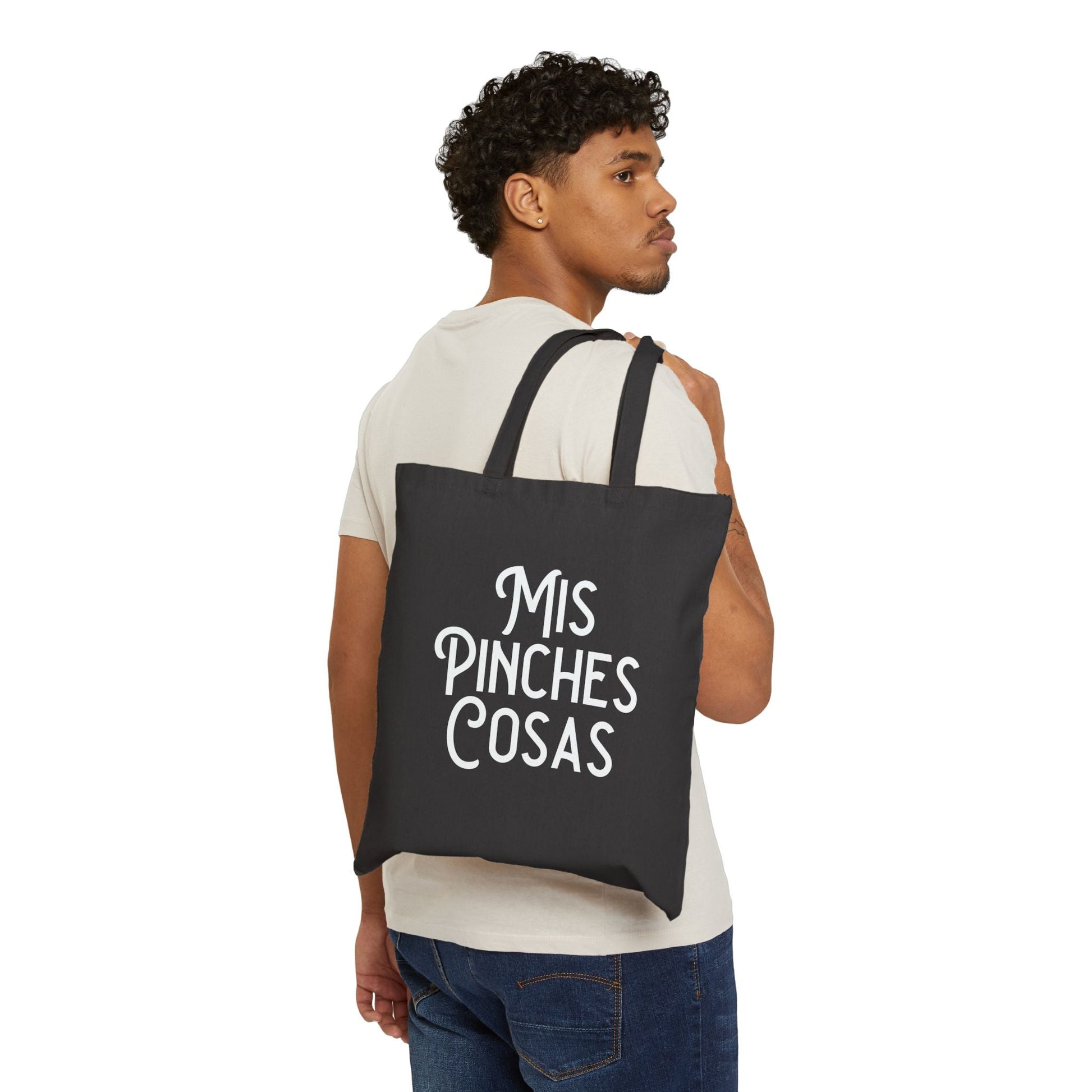 Mis Pinches Cosas Tote Bag – Funny Everyday Canvas Cotton Bag - Stonk Shark Co.