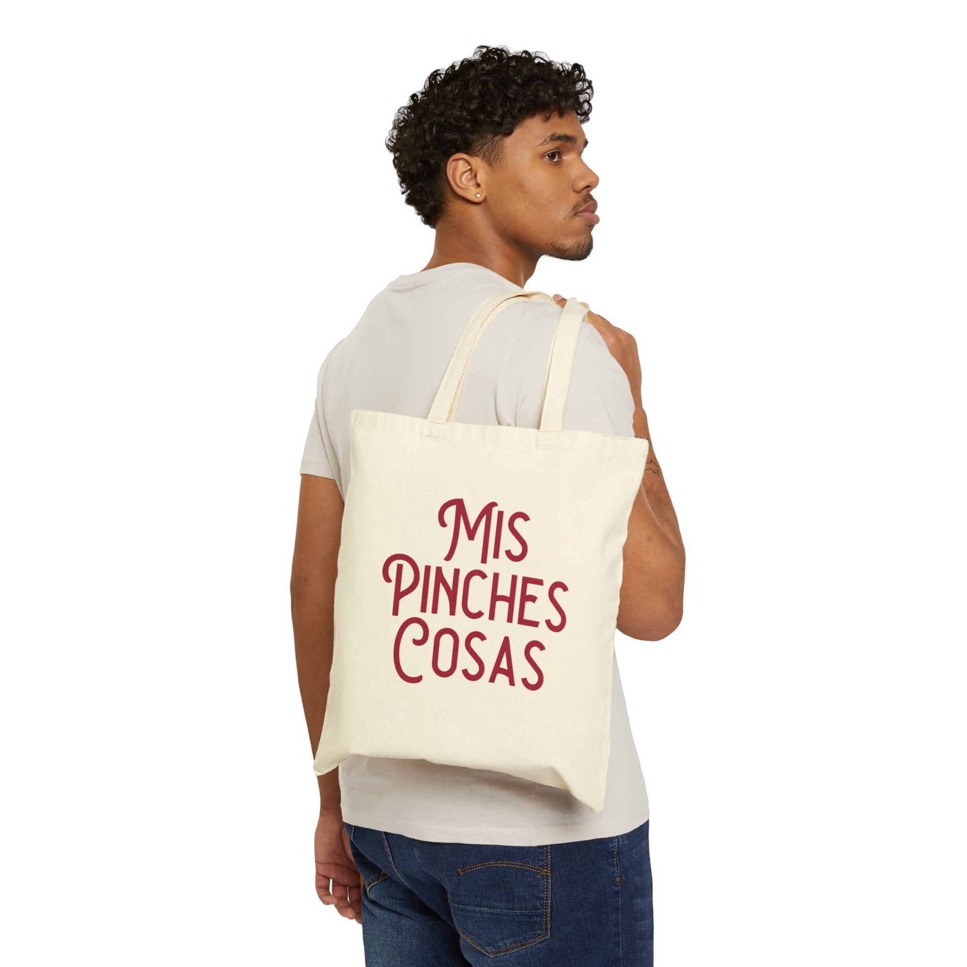 Mis Pinches Cosas Tote Bag – Funny Everyday Canvas Cotton Bag - Stonk Shark Co.