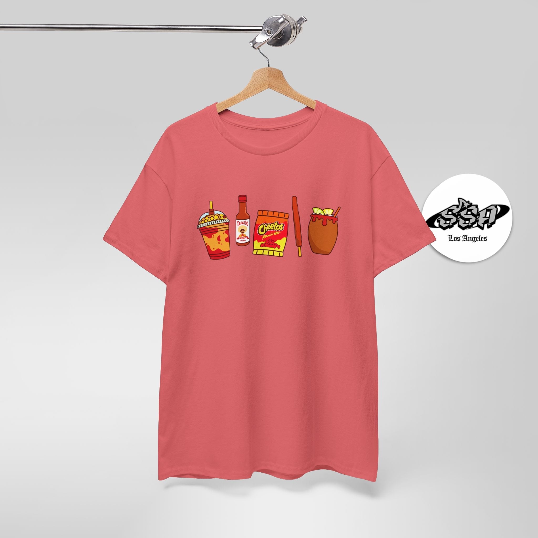 Pa’ Los Picositos T-Shirt – Chamoy, Hot Chips, & Hot Sauce Mexican Snack Tee - Stonk Shark Co.