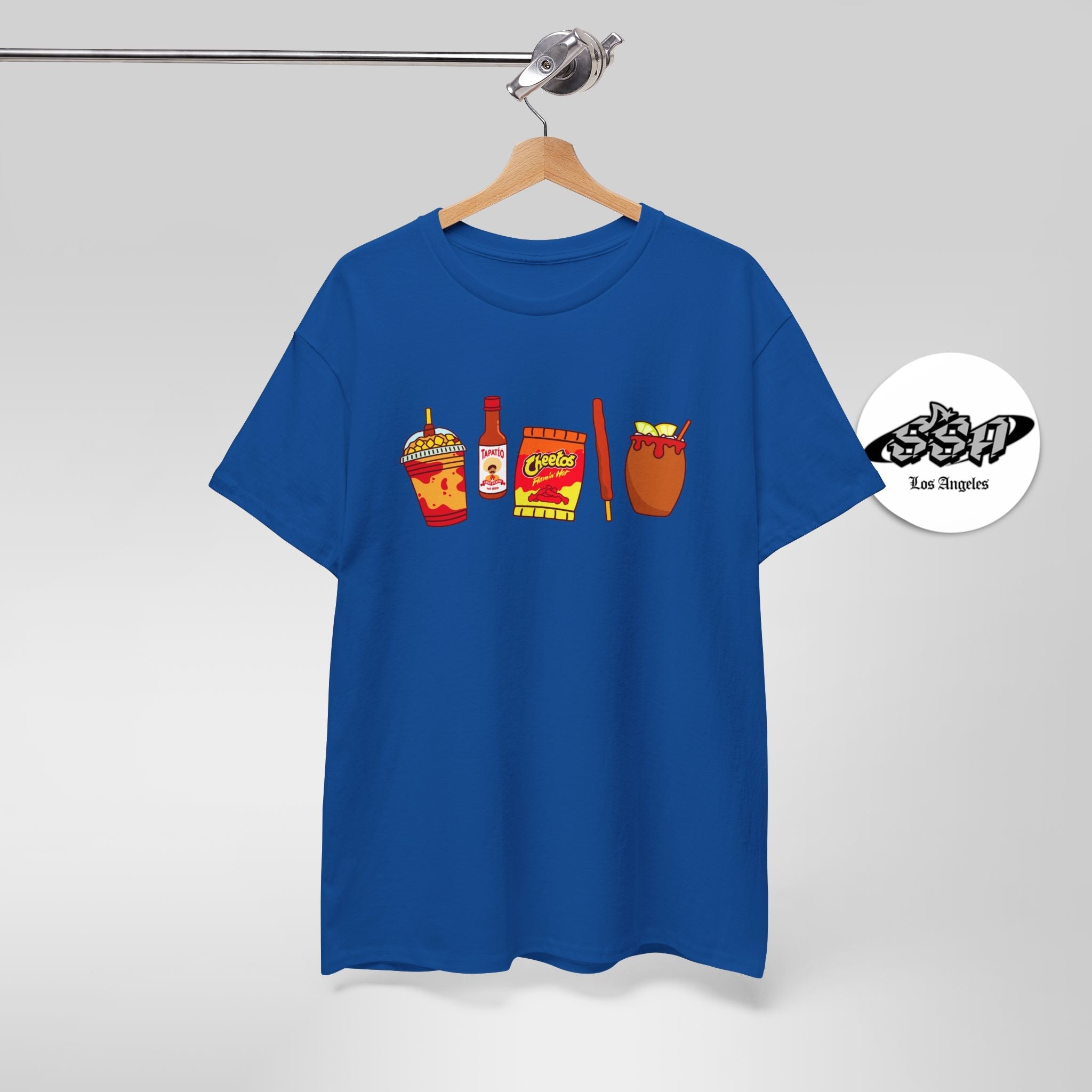 Pa’ Los Picositos T-Shirt – Chamoy, Hot Chips, & Hot Sauce Mexican Snack Tee - Stonk Shark Co.