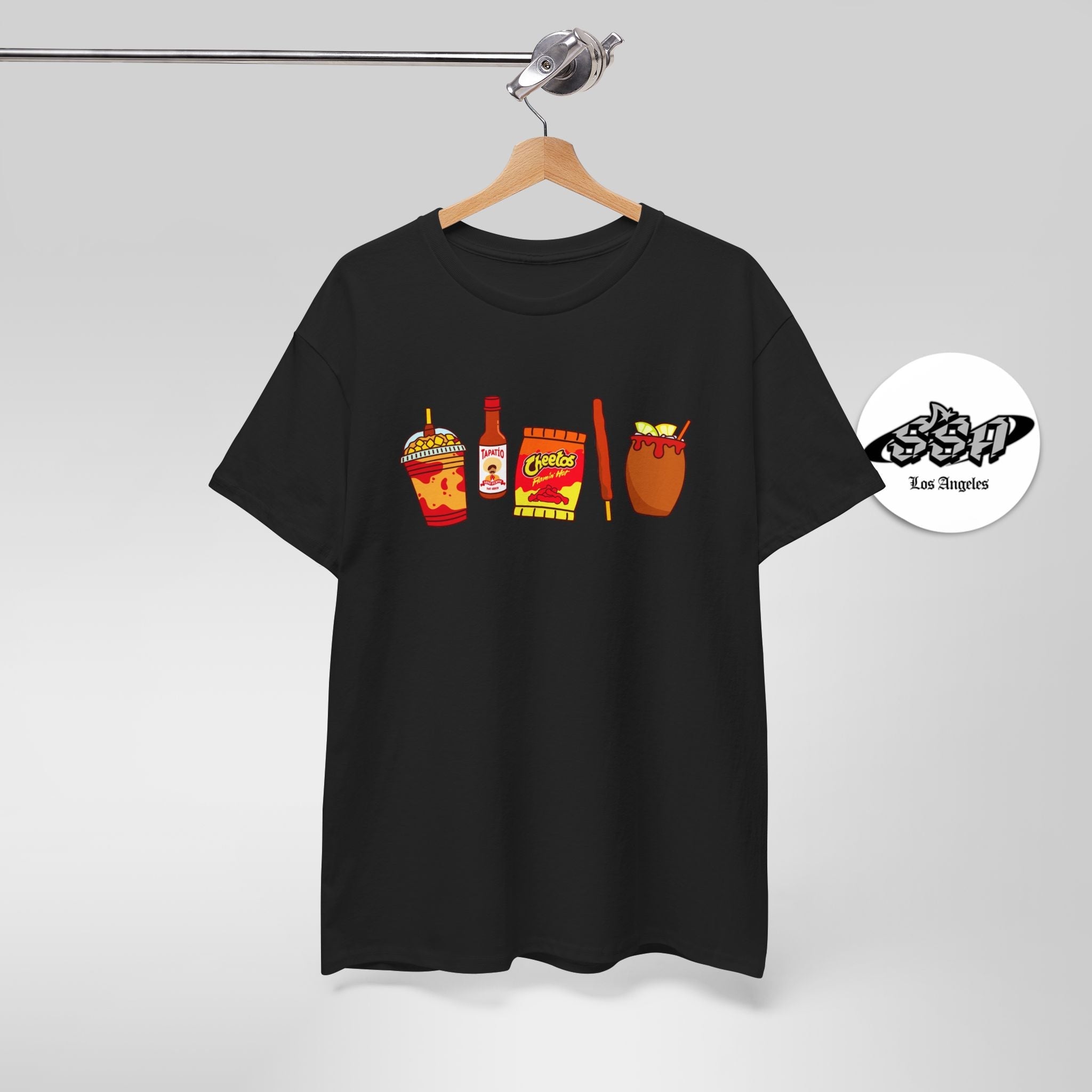 Pa’ Los Picositos T-Shirt – Chamoy, Hot Chips, & Hot Sauce Mexican Snack Tee - Stonk Shark Co.