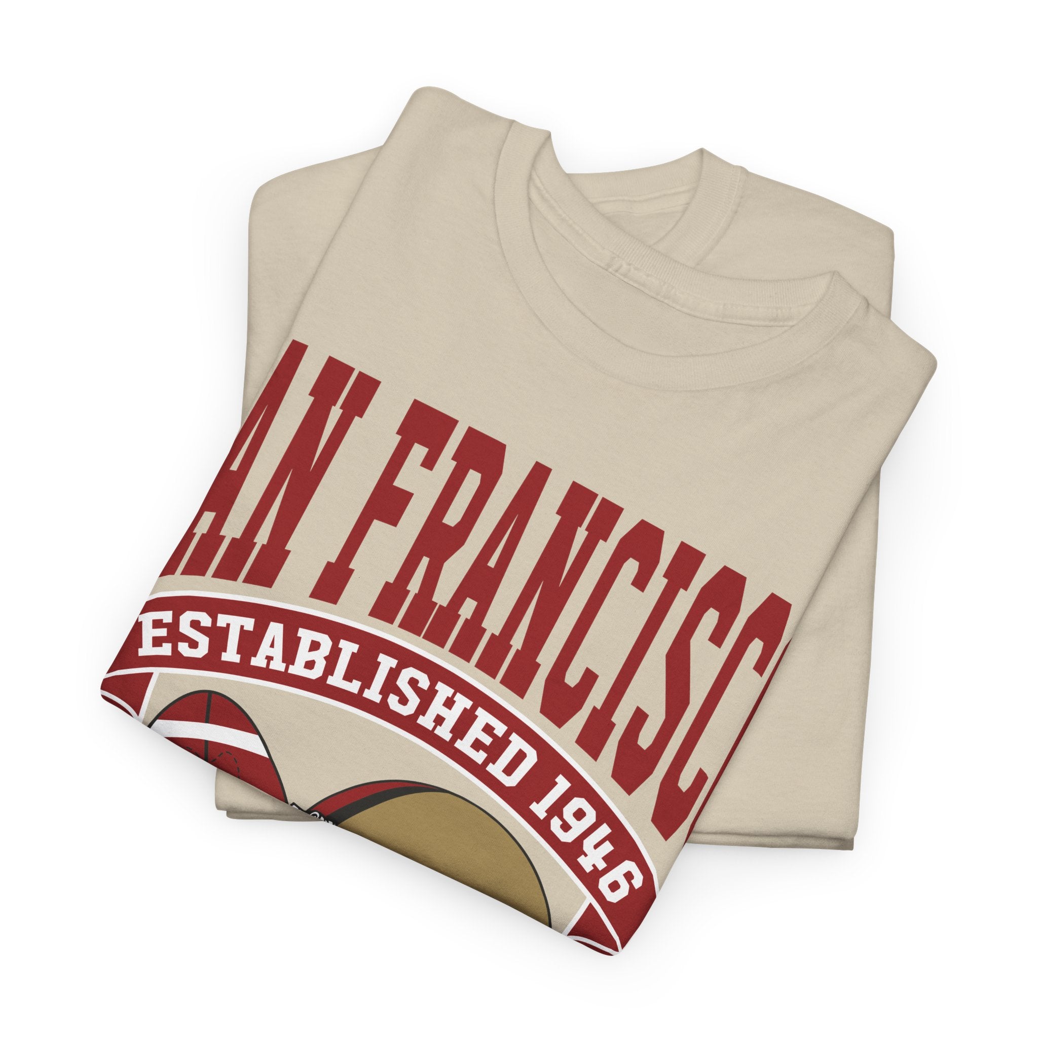 San Francisco Classic Football Collegiate T-Shirt - Stonk Shark Co.