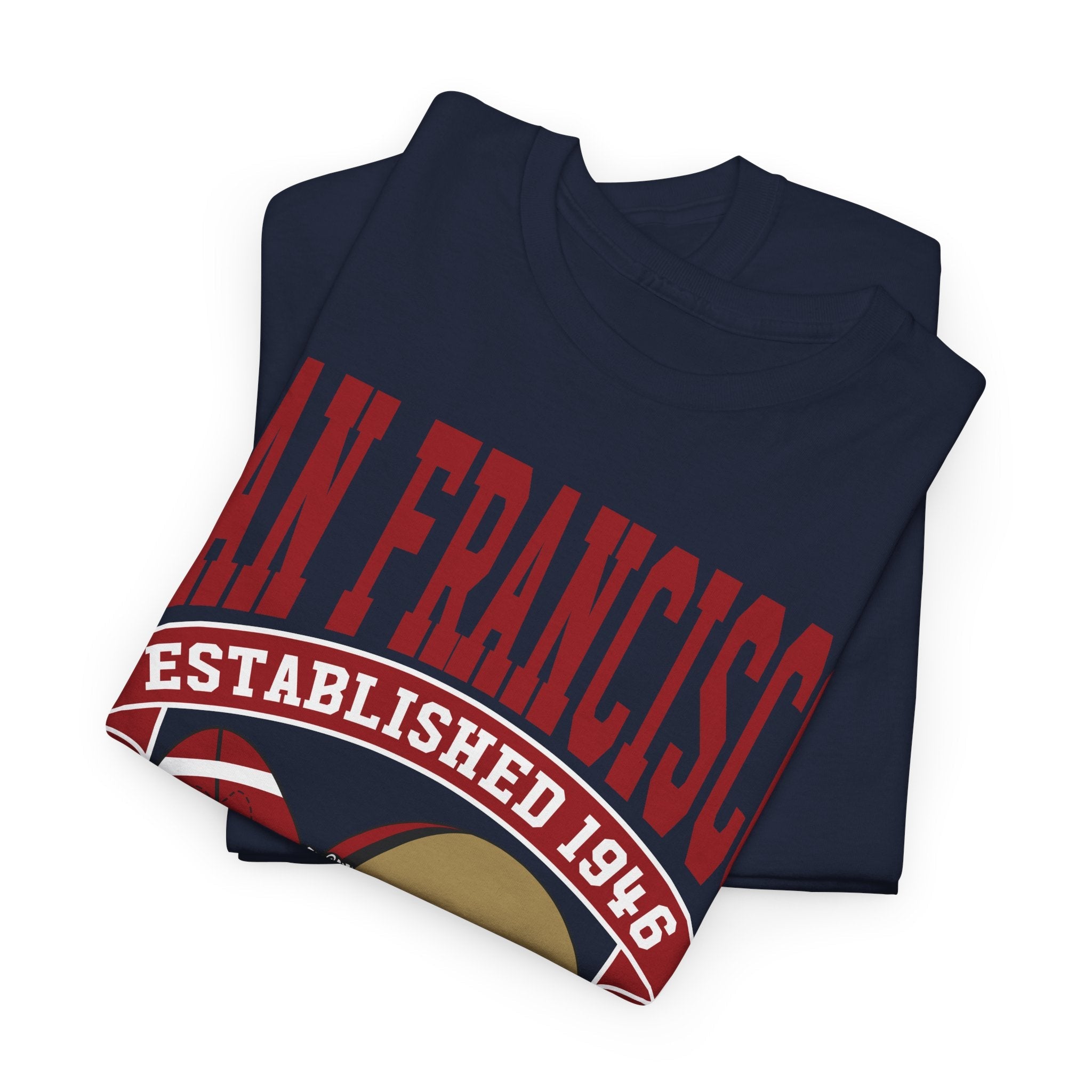 San Francisco Classic Football Collegiate T-Shirt - Stonk Shark Co.
