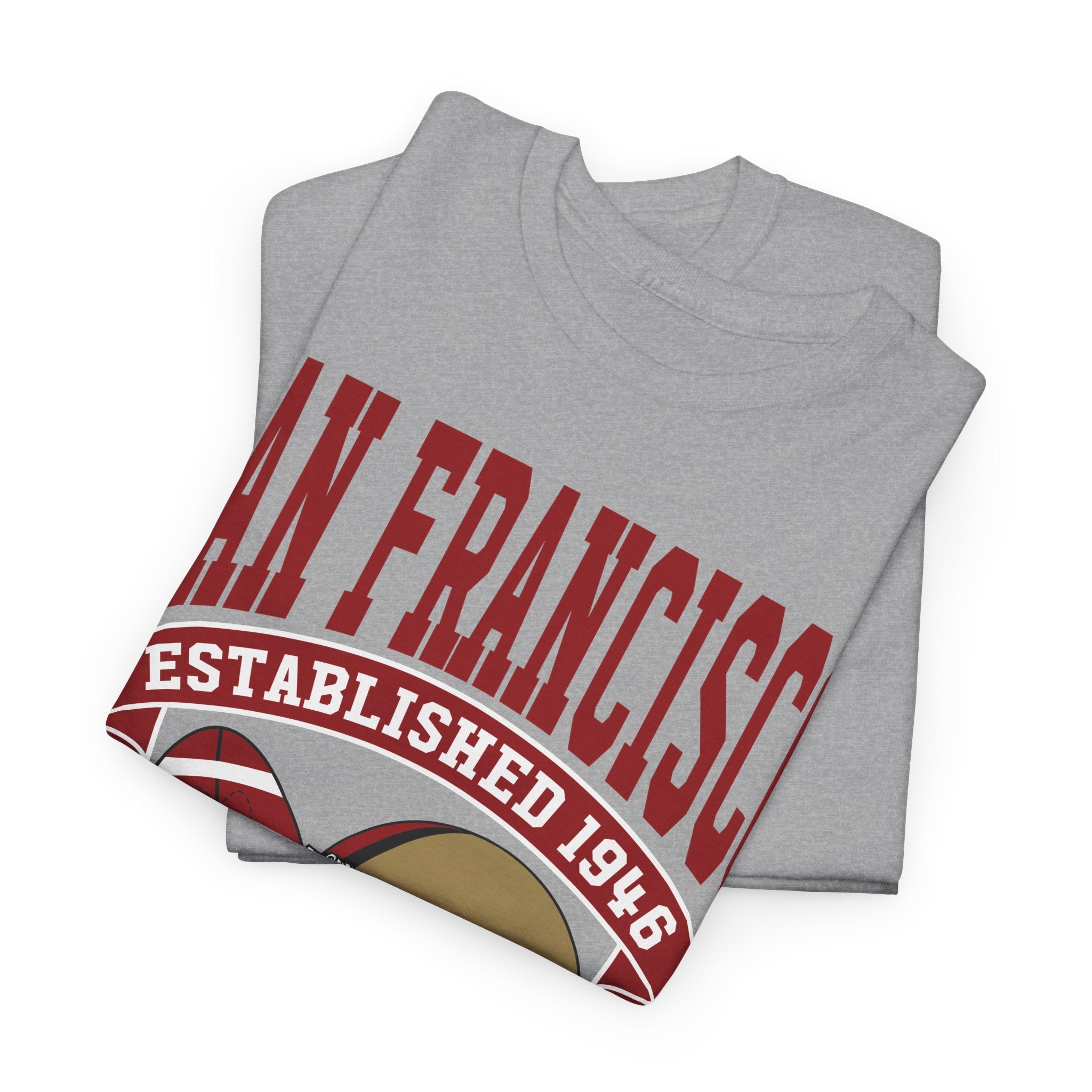 San Francisco Classic Football Collegiate T-Shirt - Stonk Shark Co.