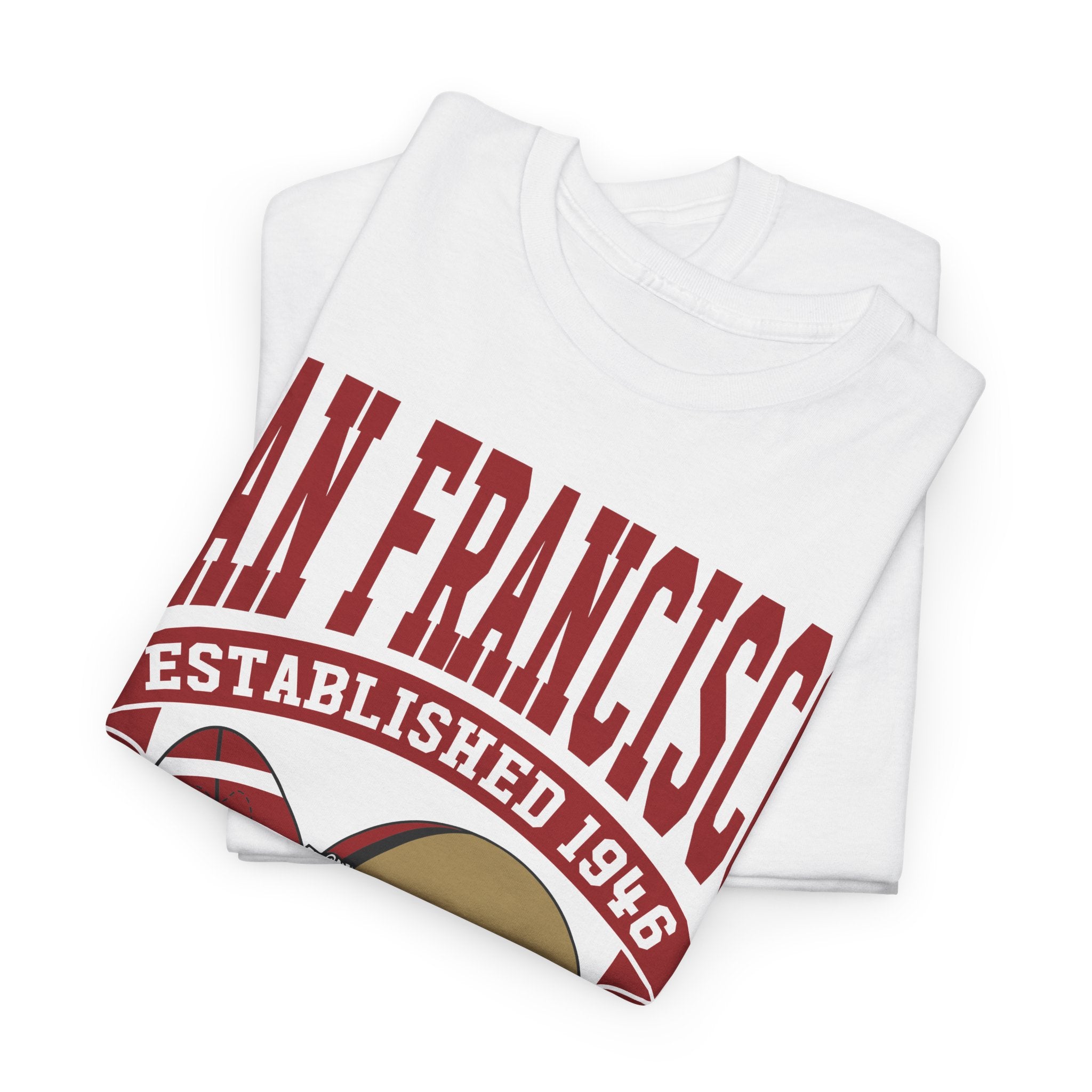 San Francisco Classic Football Collegiate T-Shirt - Stonk Shark Co.