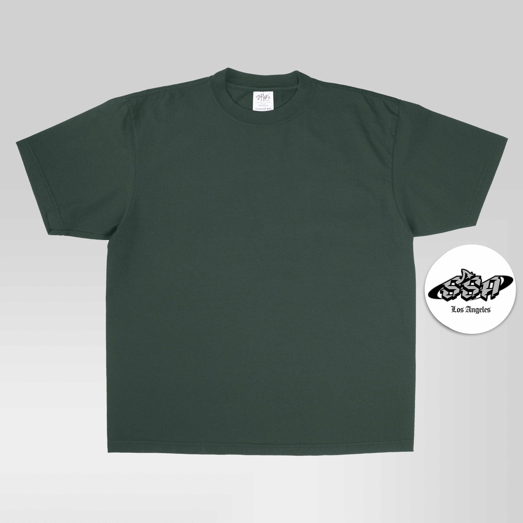 SHAKA WEAR 7.5 OZ Garment Dyed Max Heavyweight Short Sleeve T-Shirt - Stonk Shark Co.