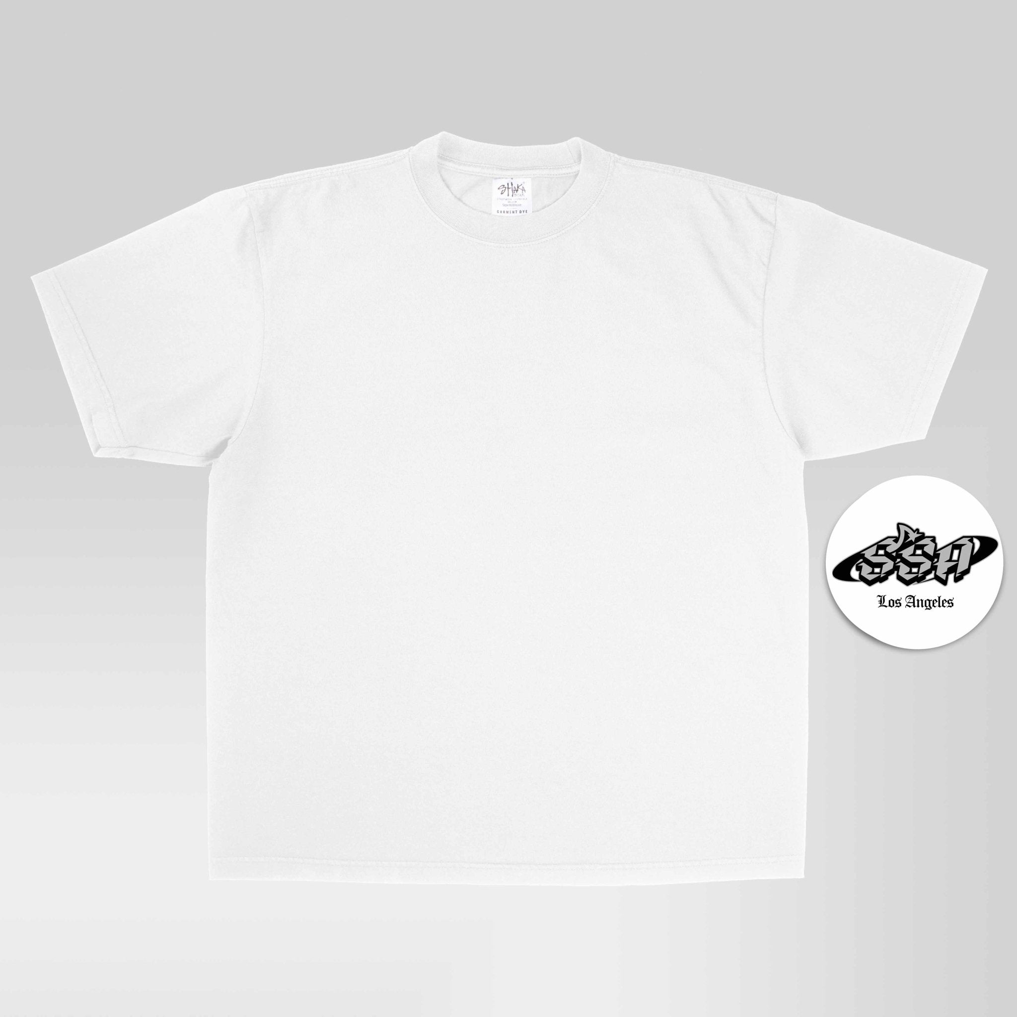 SHAKA WEAR 7.5 OZ Garment Dyed Max Heavyweight Short Sleeve T-Shirt - Stonk Shark Co.