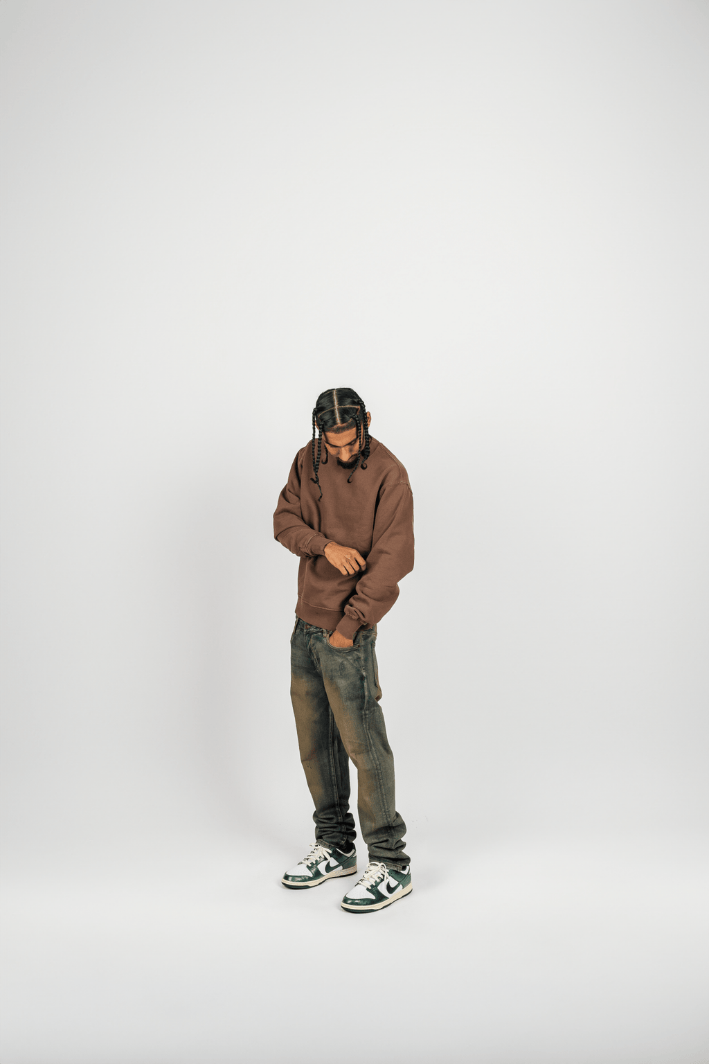 Shaka Wear Garment Dye Crewneck Sweatshirt - Stonk Shark Co.