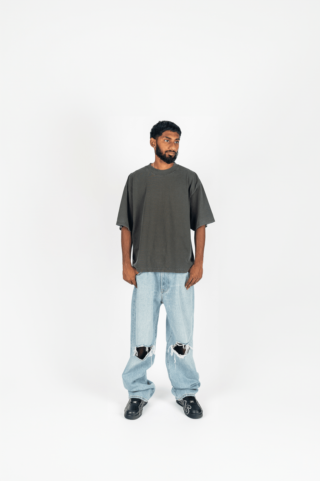 Shaka Wear Garment Dye Drop Shoulder Shirt - Stonk Shark Co.