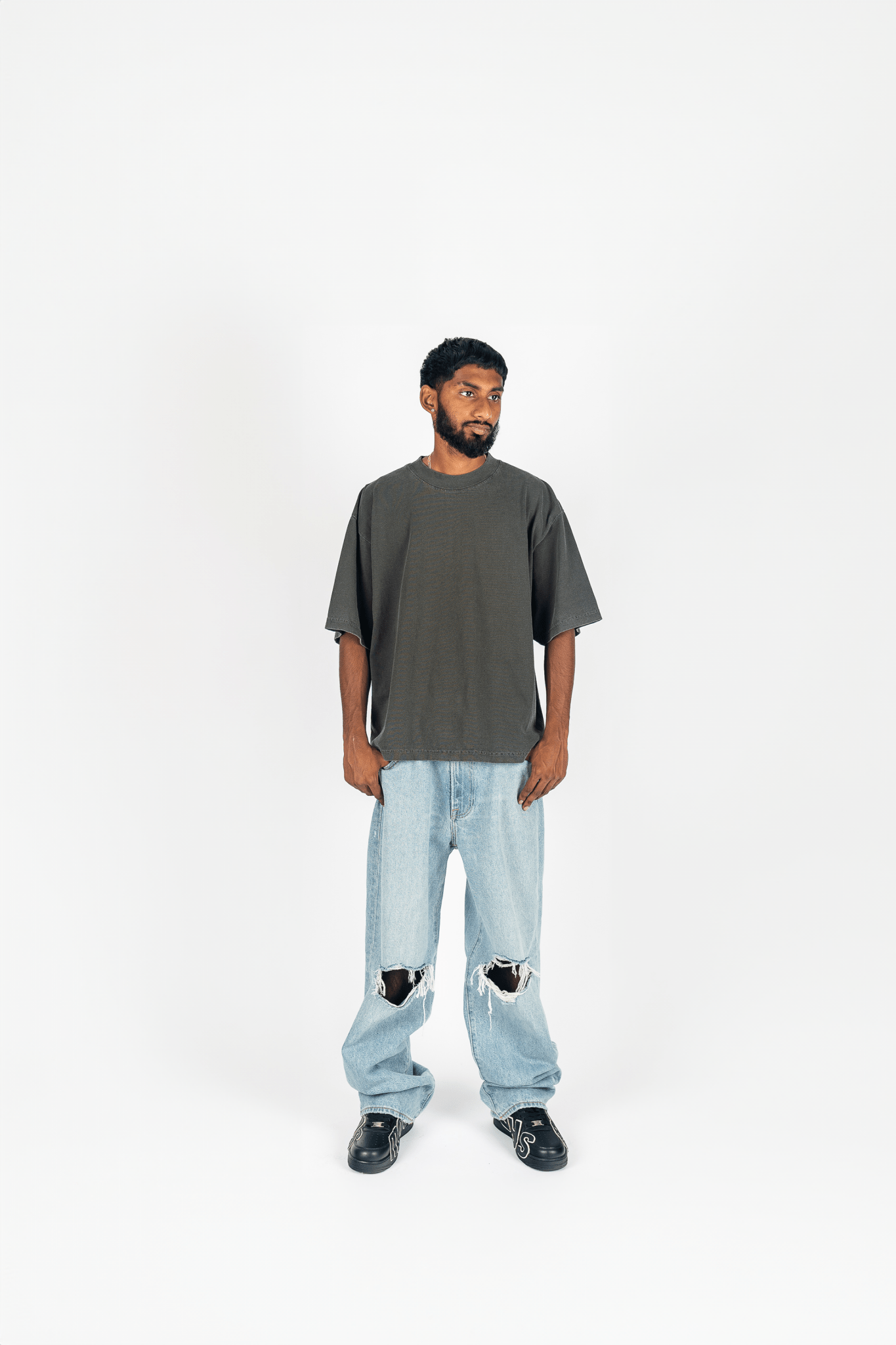 Shaka Wear Garment Dye Drop Shoulder Shirt - Stonk Shark Co.