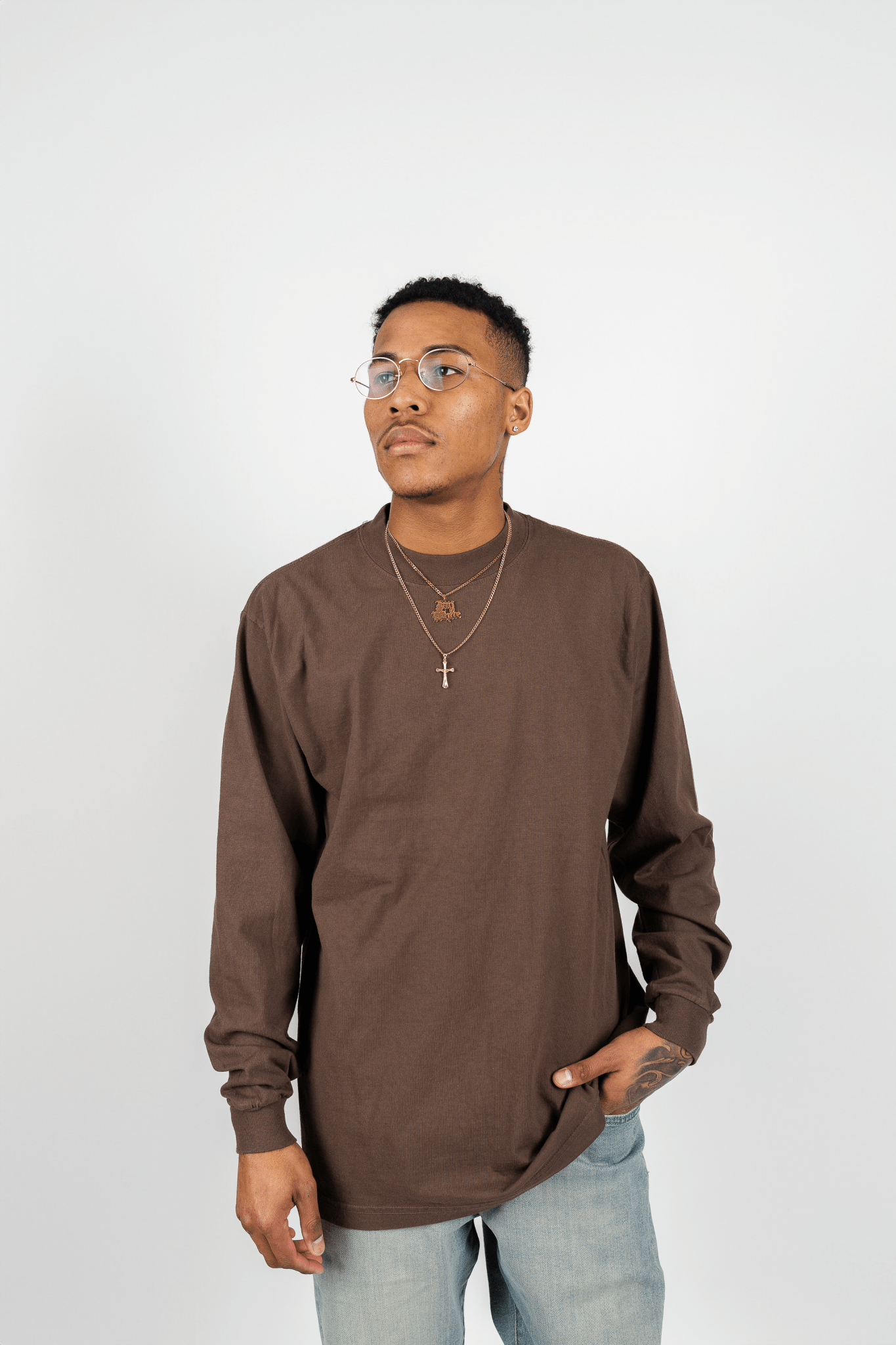 Shaka Wear Long Sleeve Garment Dye Max Heavyweight Shirt - Stonk Shark Co.