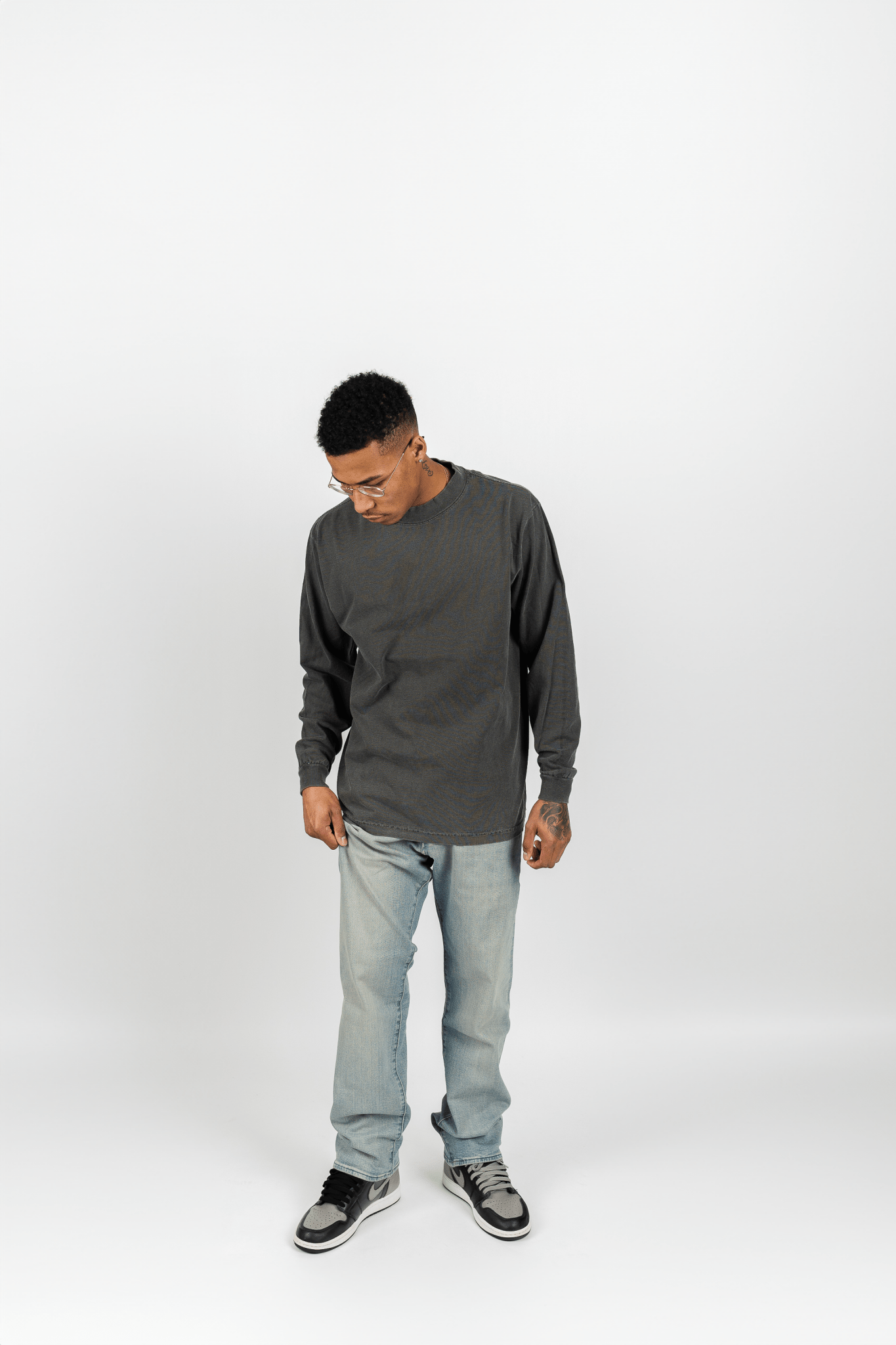 Shaka Wear Long Sleeve Garment Dye Max Heavyweight Shirt - Stonk Shark Co.