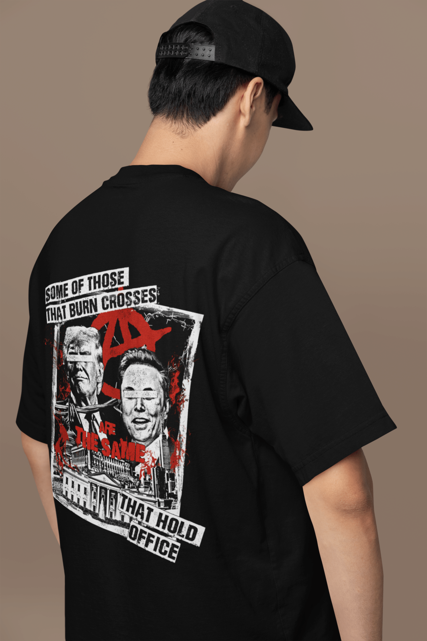 Some of Those That Burn Crosses Are the Same That Hold Office - Activists and Political Protest T-Shirt - Stonk Shark Co.