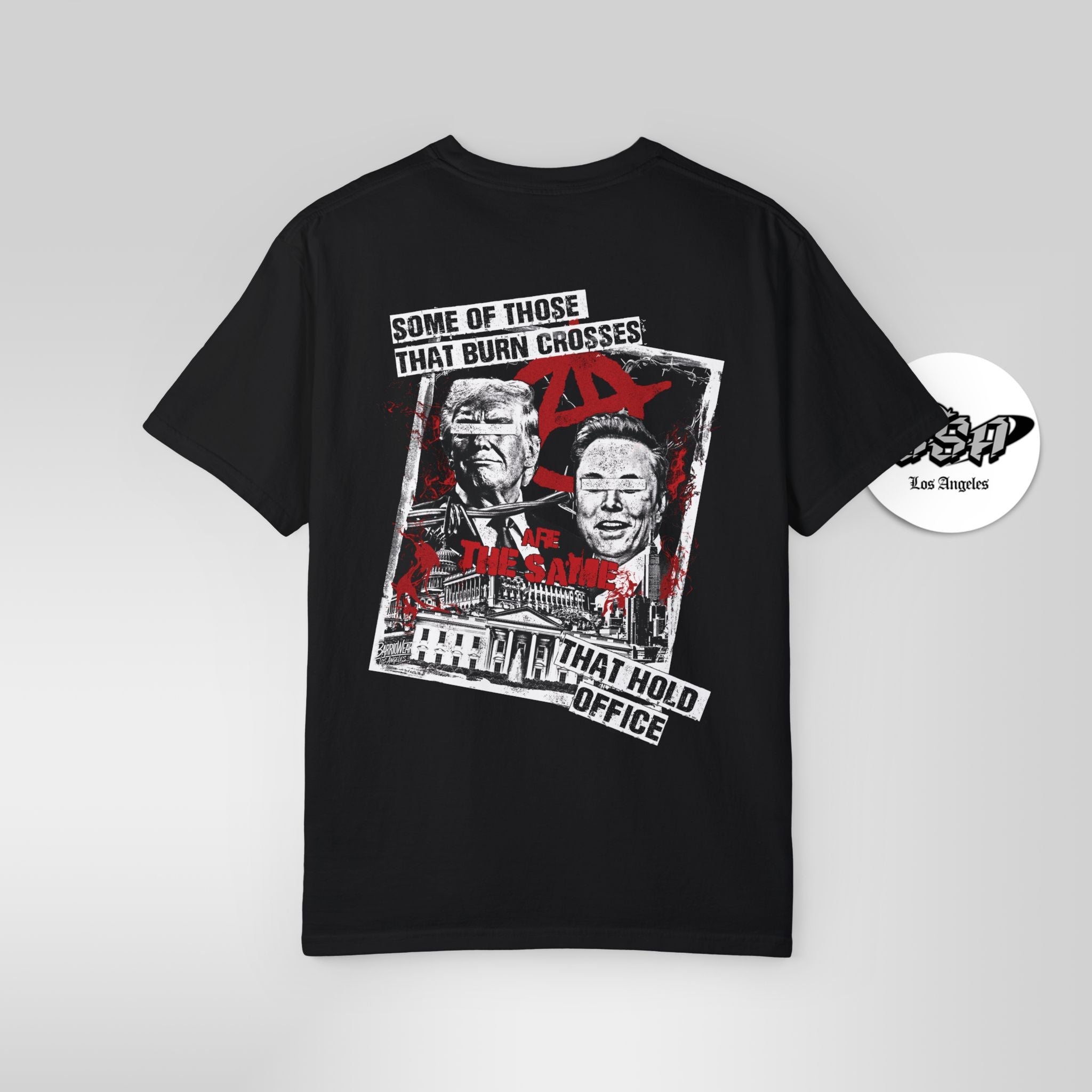 Some of Those That Burn Crosses Are the Same That Hold Office - Activists and Political Protest T-Shirt - Stonk Shark Co.