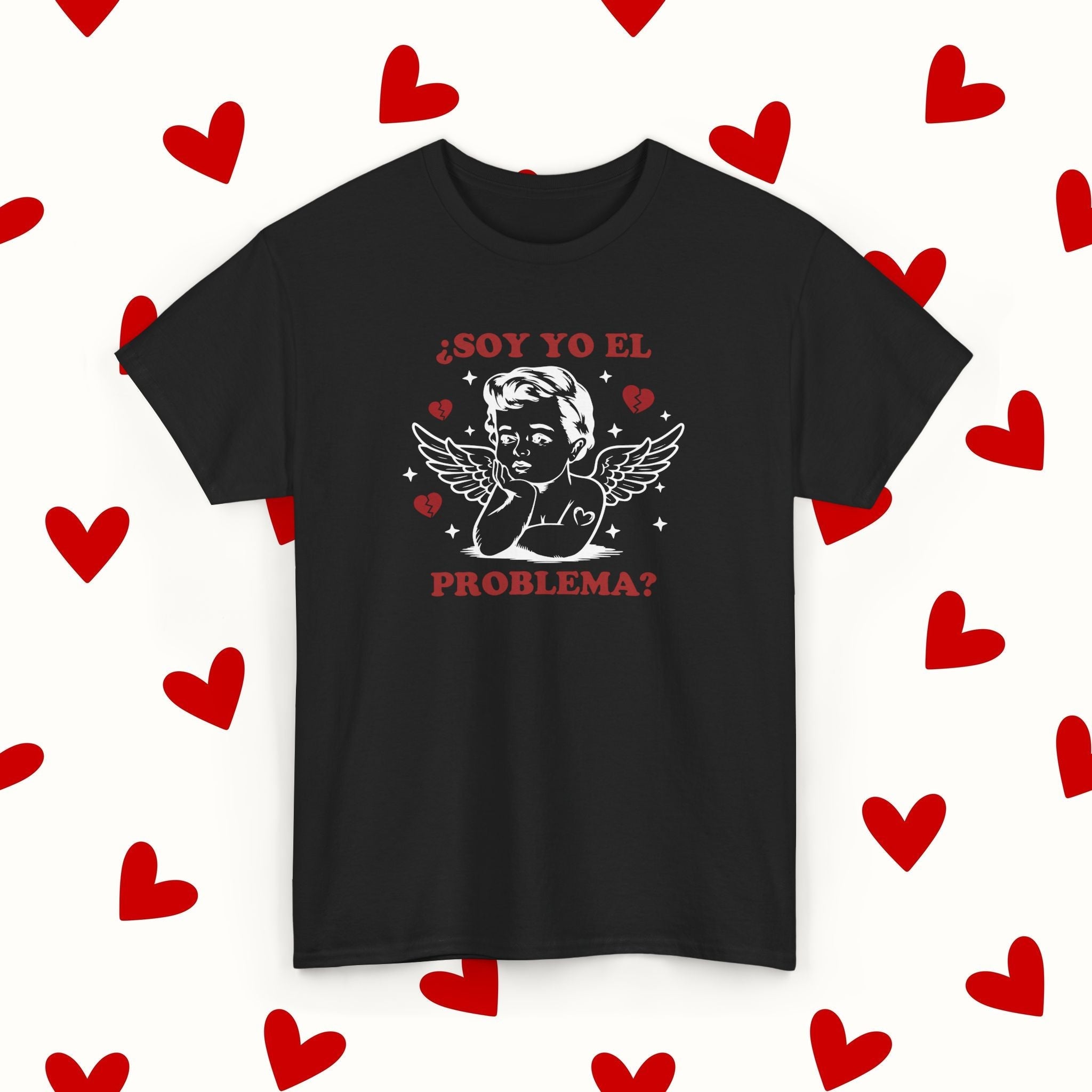 ¿Soy Yo El Problema? Funny Spanish Quote Angel T-Shirt - Stonk Shark Co.
