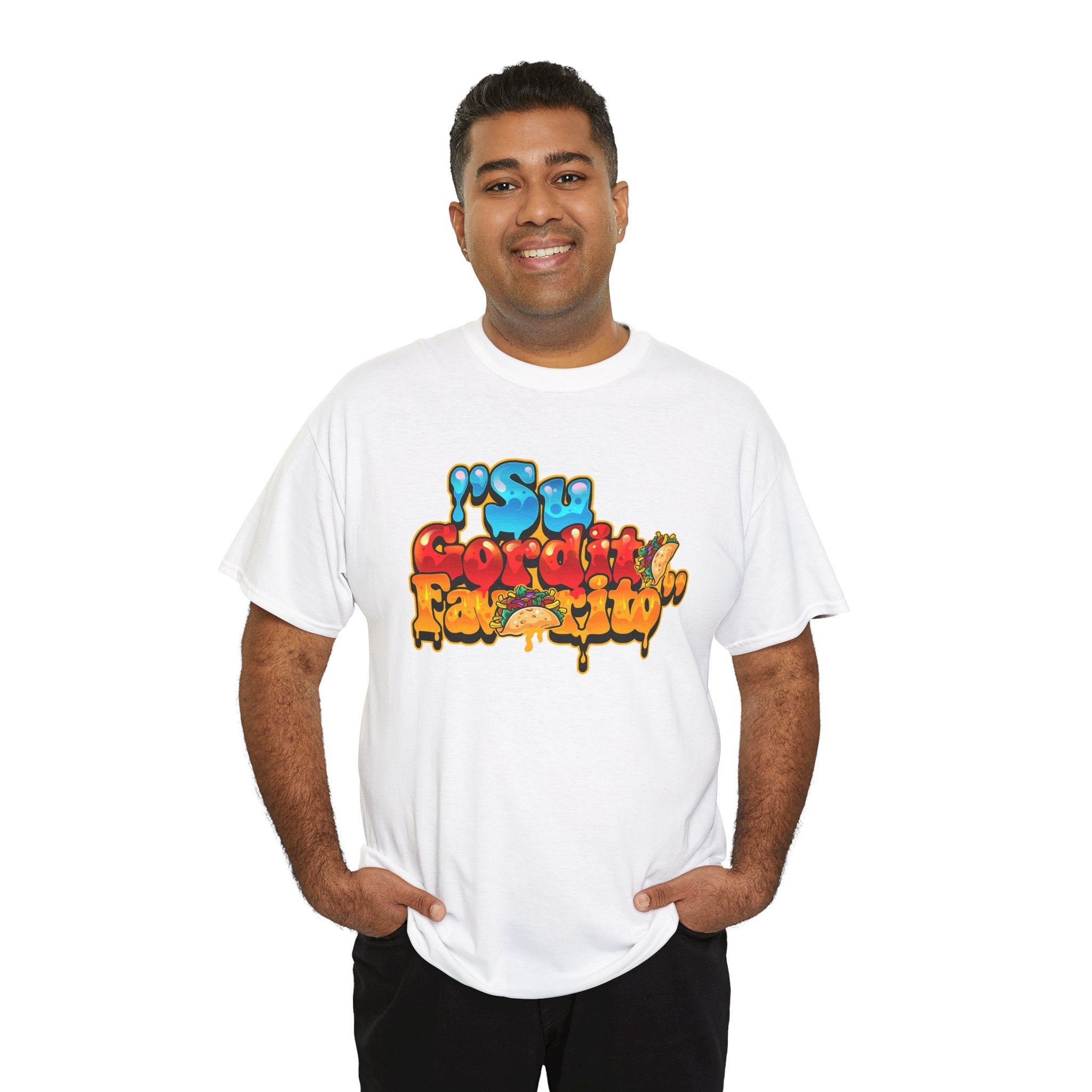 Su Gordito Favorito T-Shirt – Funny tee for Proud Chubby Guys - Stonk Shark Co.