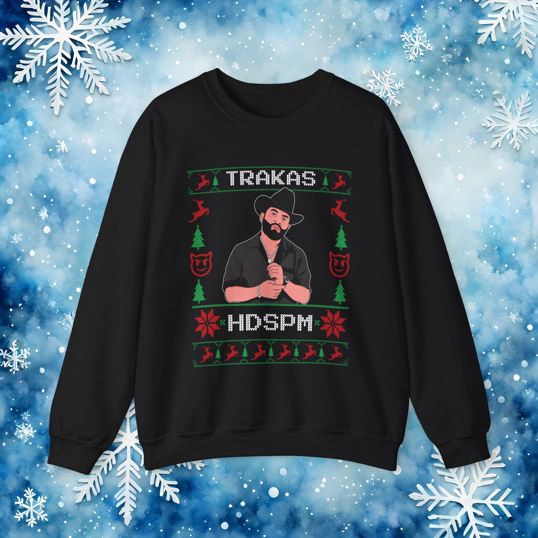 Trakas HSDPM Ugly Christmas Sweater – Belicon Style Sweatshirt - Stonk Shark Co.