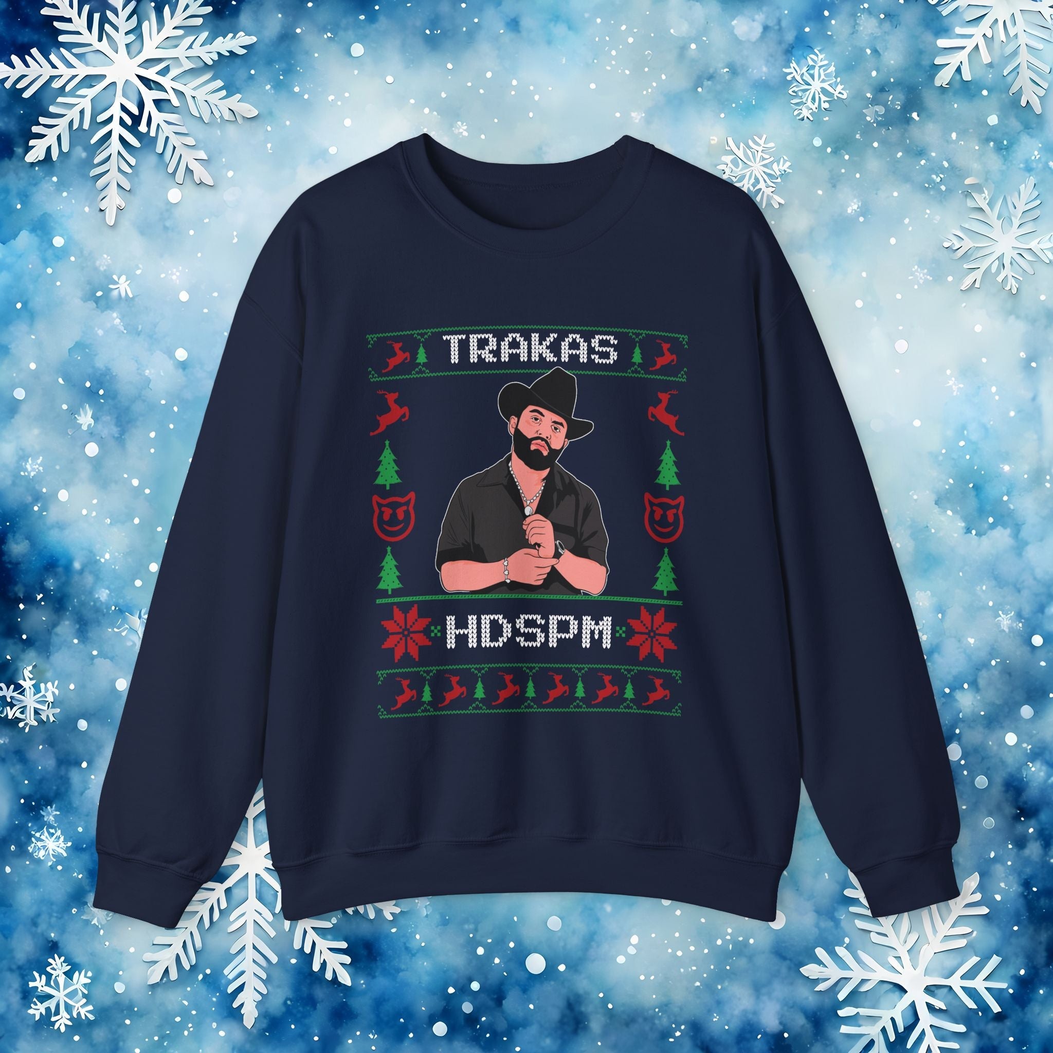 Trakas HSDPM Ugly Christmas Sweater – Belicon Style Sweatshirt - Stonk Shark Co.