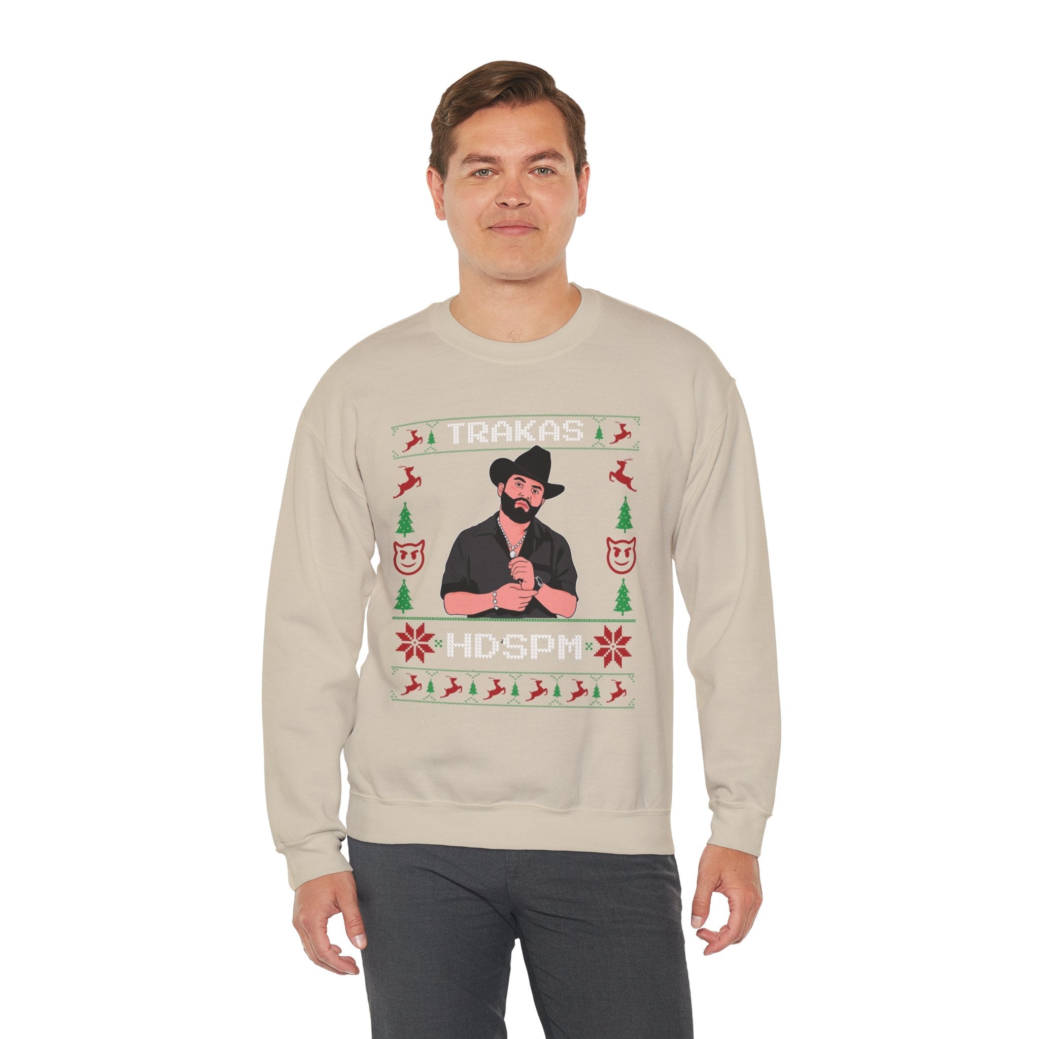 Trakas HSDPM Ugly Christmas Sweater – Belicon Style Sweatshirt - Stonk Shark Co.