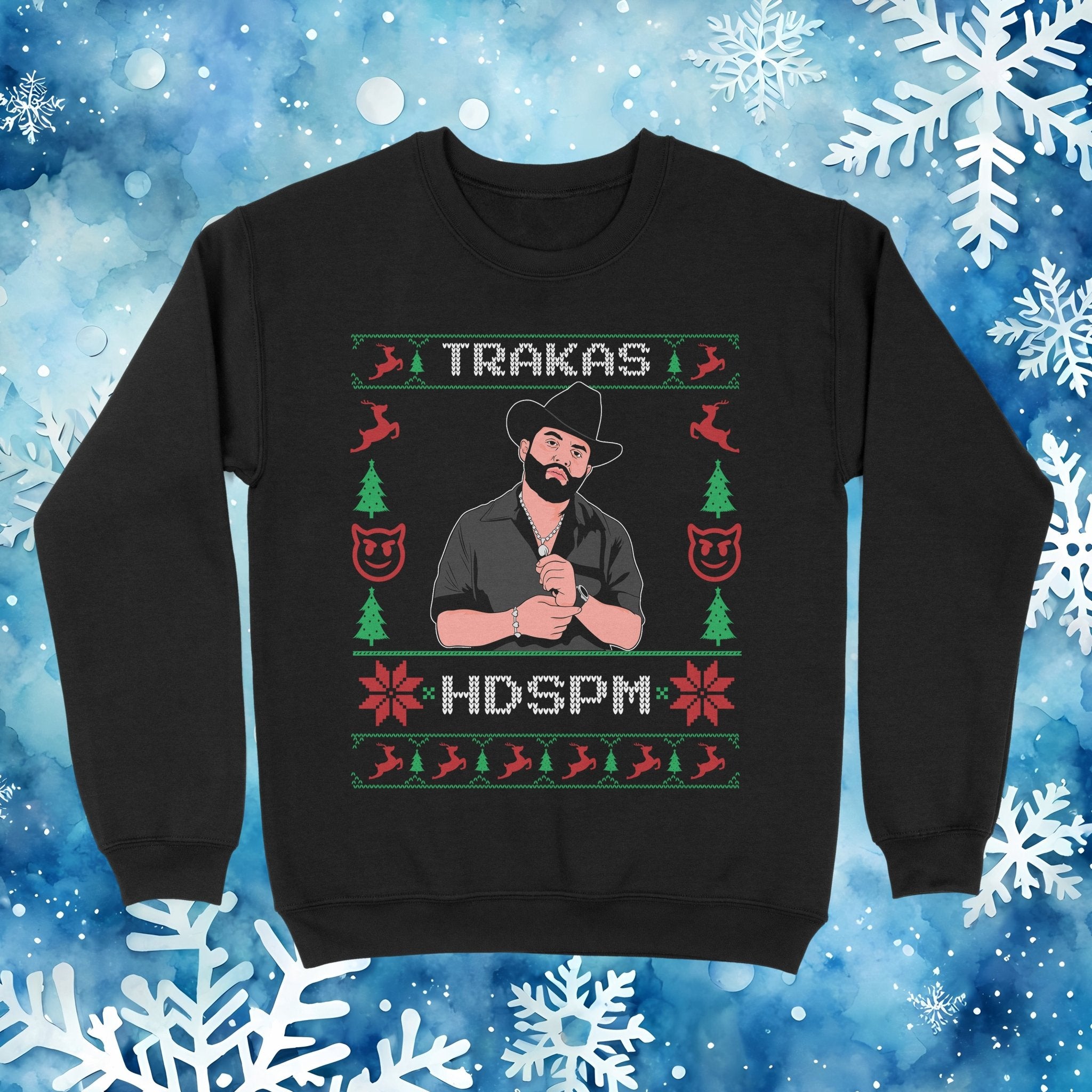 Trakas HSDPM Ugly Christmas Sweater – Belicon Style Sweatshirt - Stonk Shark Co.