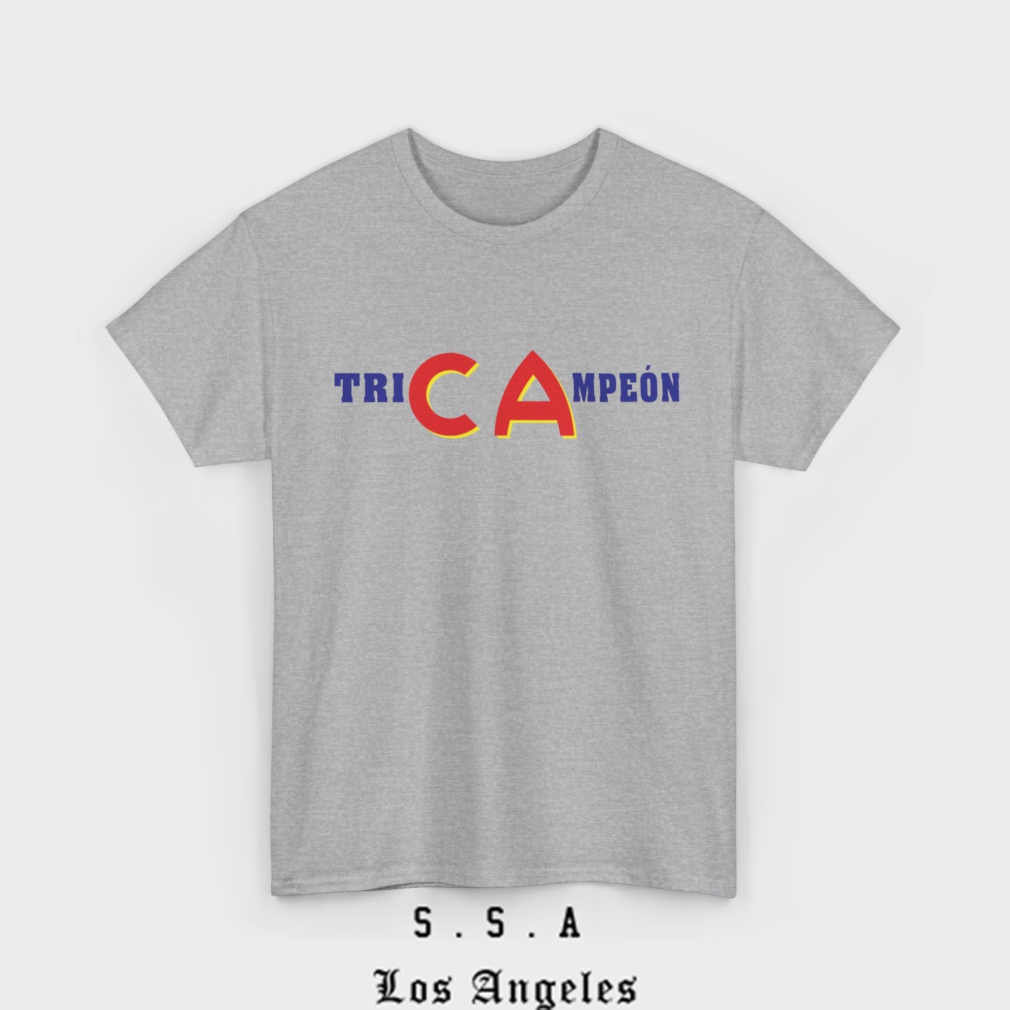 Tricampeón Futbol– Mexican Soccer Tee - Stonk Shark Co.