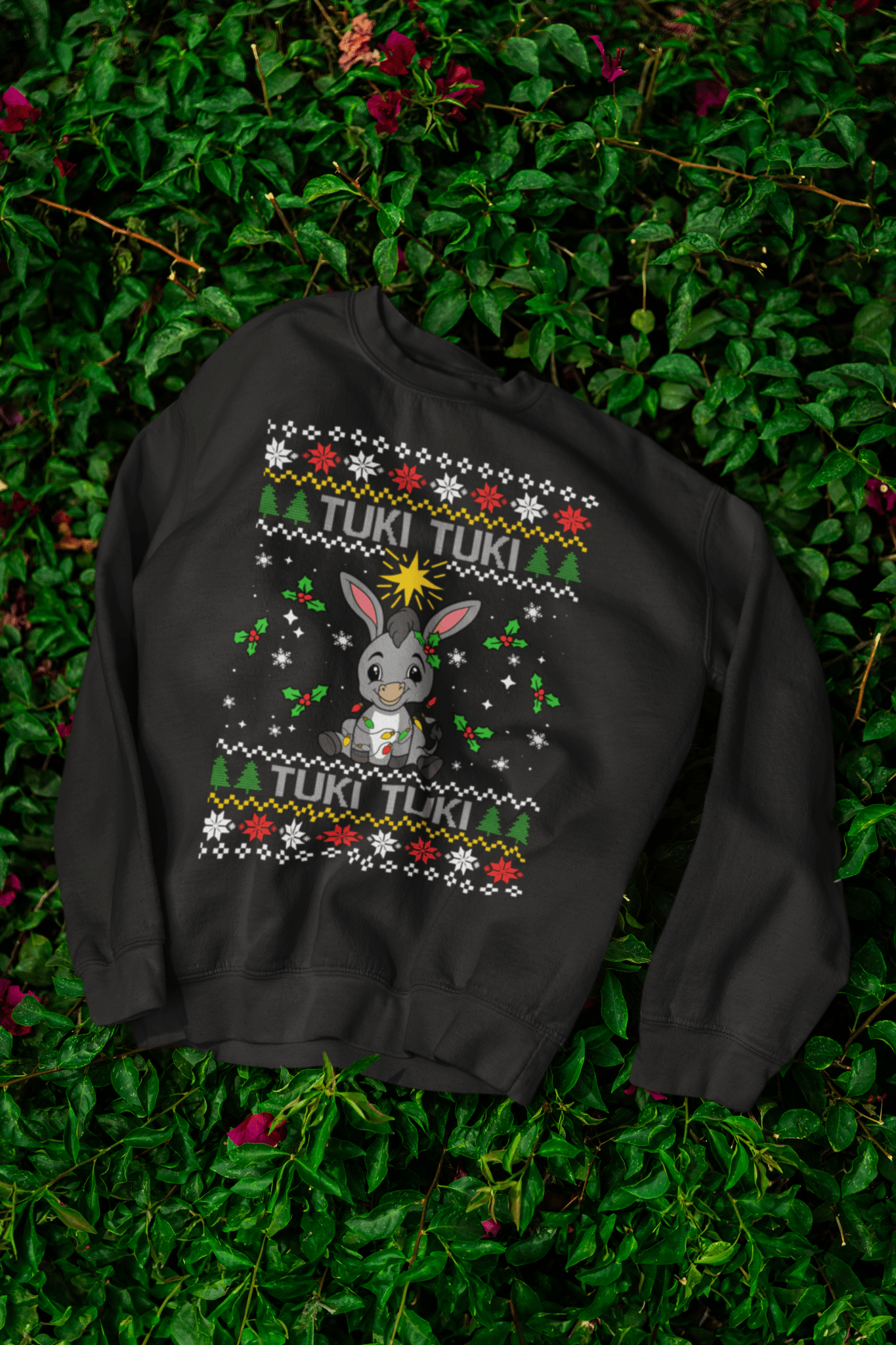 TUKI TUKI - UGLY XMAS SWEATER "Burrito Sabanero" Festive Holiday Sweater - Stonk Shark Co.