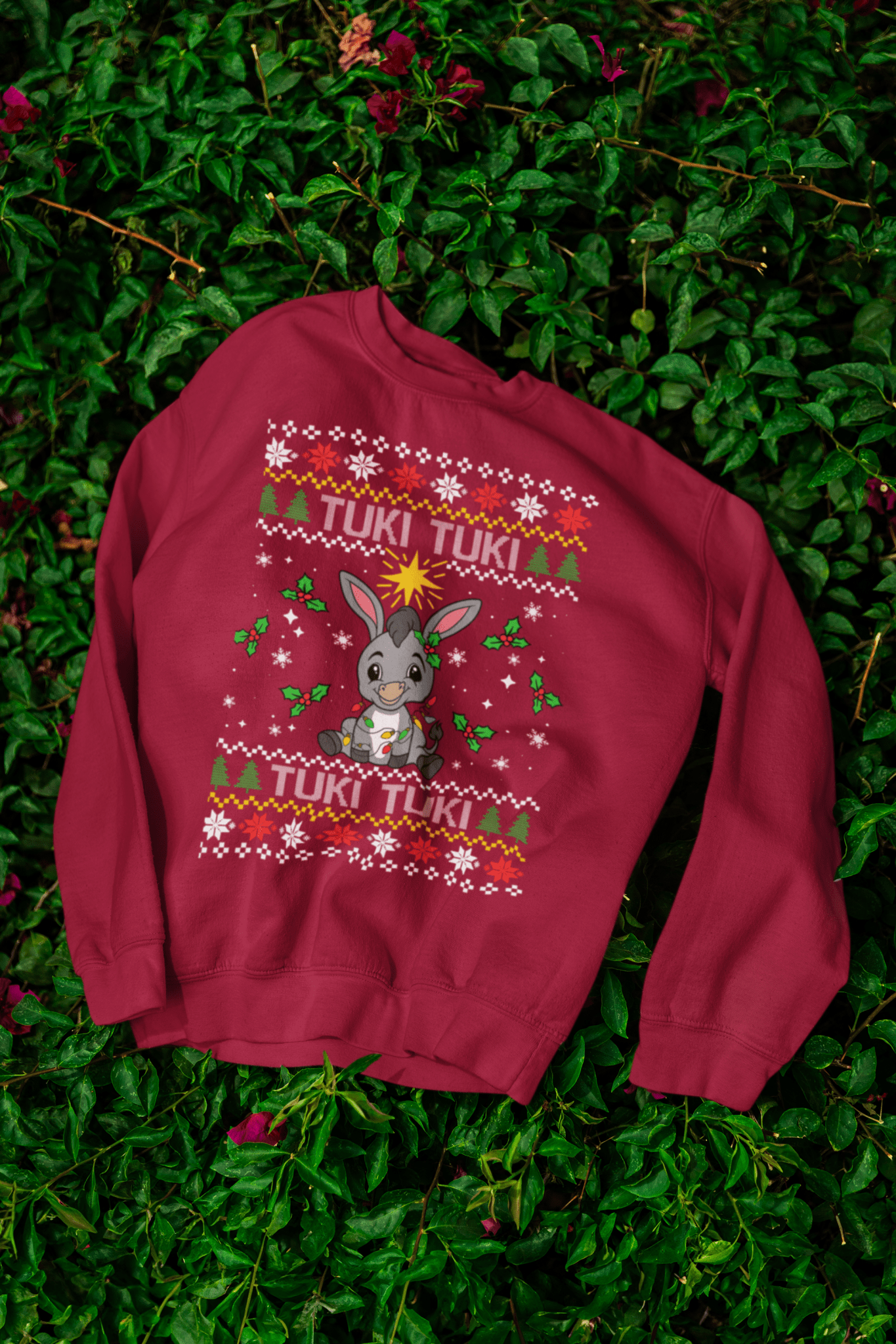 TUKI TUKI - UGLY XMAS SWEATER "Burrito Sabanero" Festive Holiday Sweater - Stonk Shark Co.