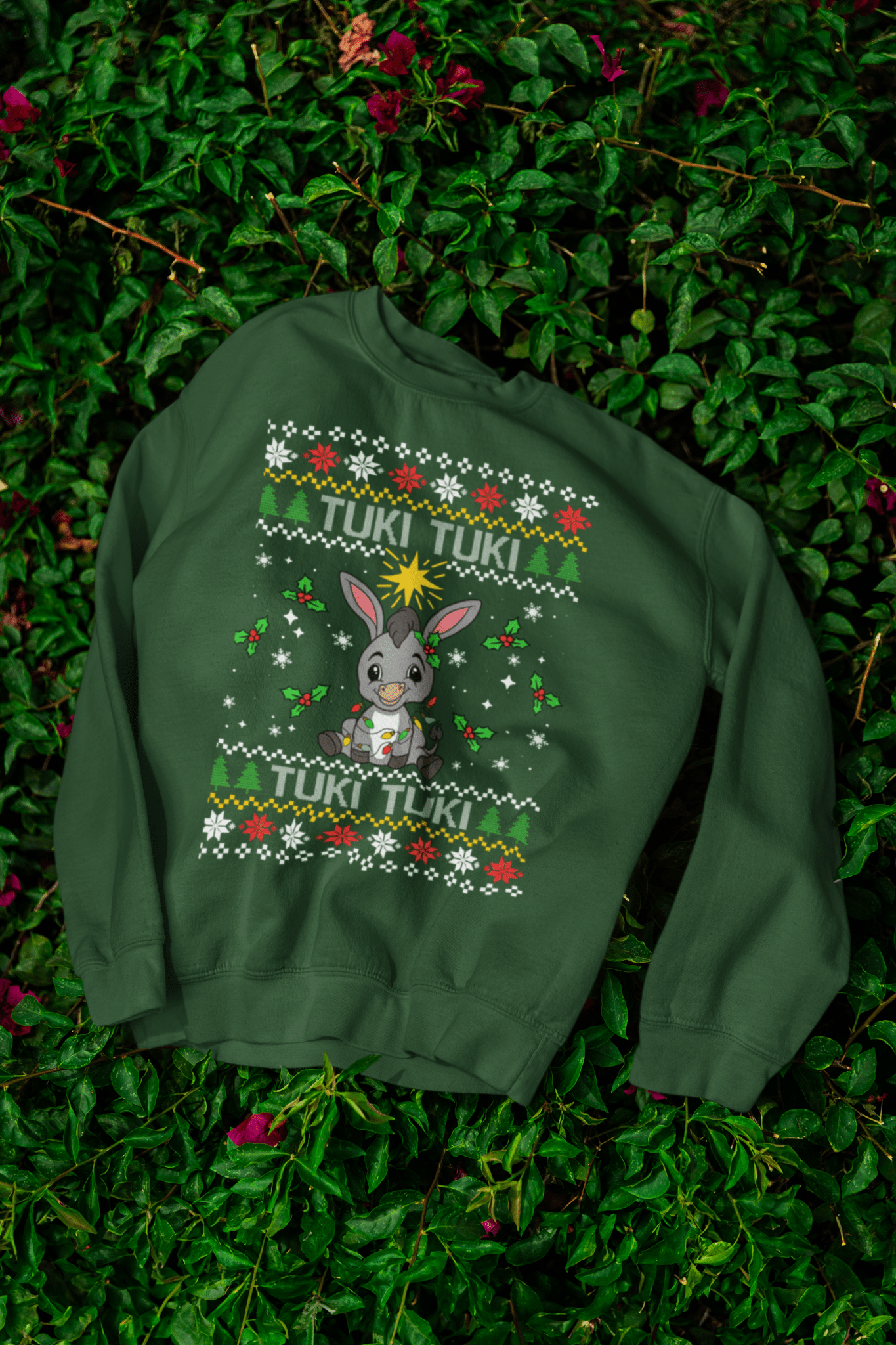 TUKI TUKI - UGLY XMAS SWEATER "Burrito Sabanero" Festive Holiday Sweater - Stonk Shark Co.