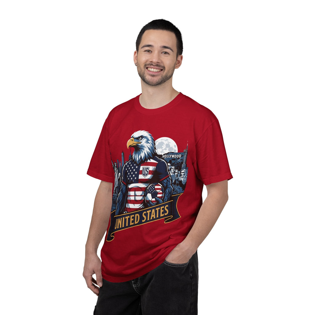 USA Eagle "Striker" Tee | 2026 Host Nation Soccer Fan Gear - Stonk Shark Co.