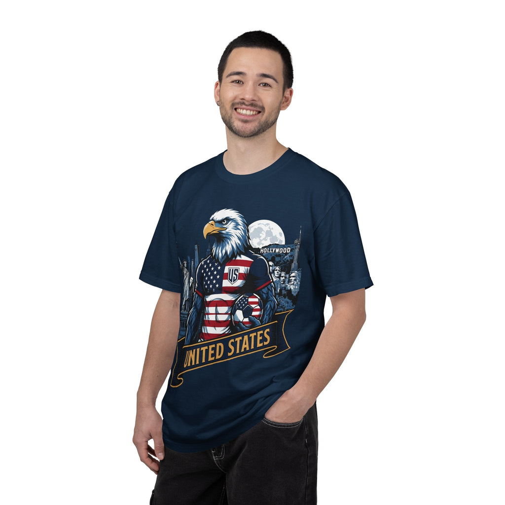 USA Eagle "Striker" Tee | 2026 Host Nation Soccer Fan Gear - Stonk Shark Co.
