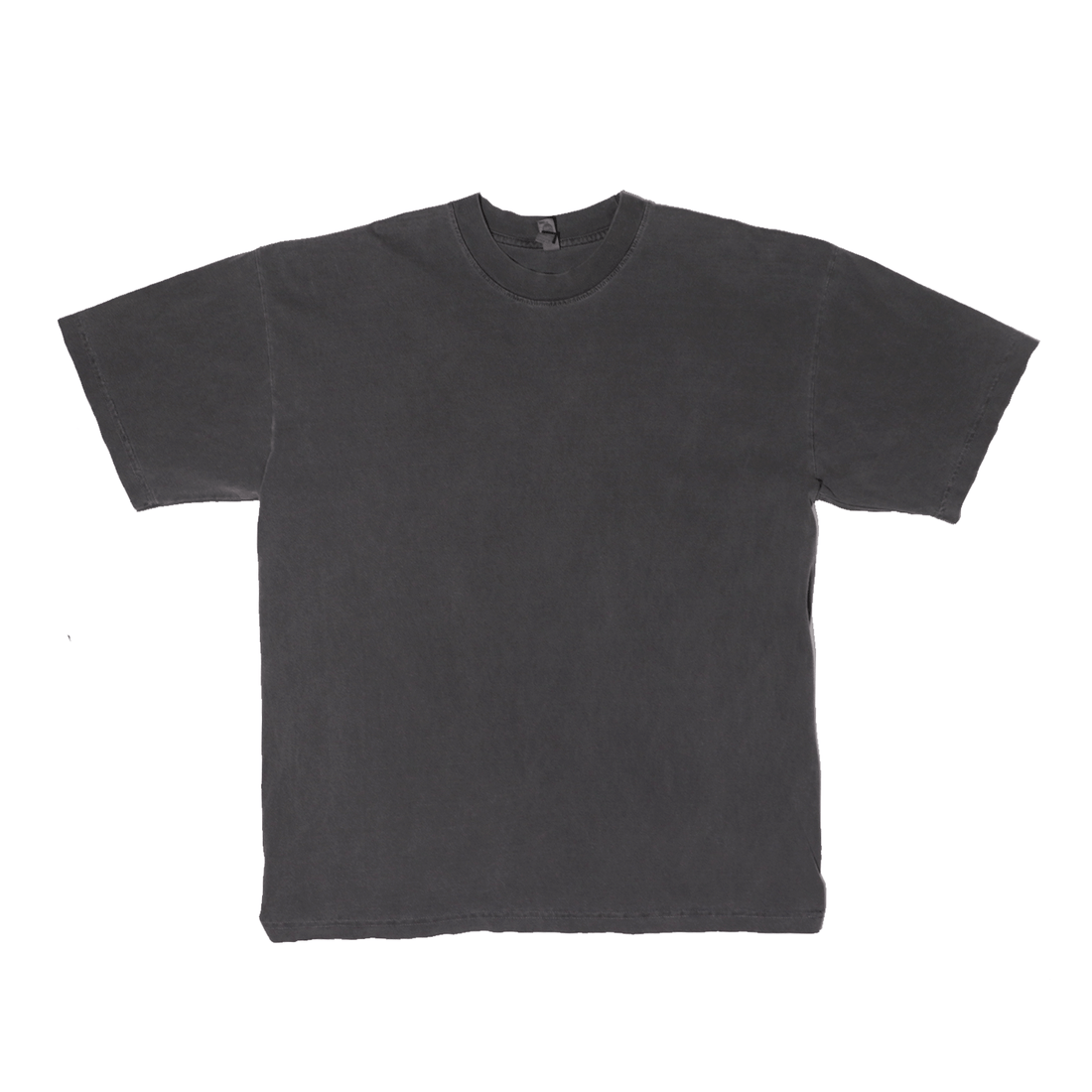 6.5oz La Apparel Garment Dye Crew Neck T-Shirt 2XL / Vintage Black