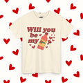 Will You Be My Valentina T-Shirt – Funny Mexican Hot Sauce Valentine’s Tee - Stonk Shark Co.