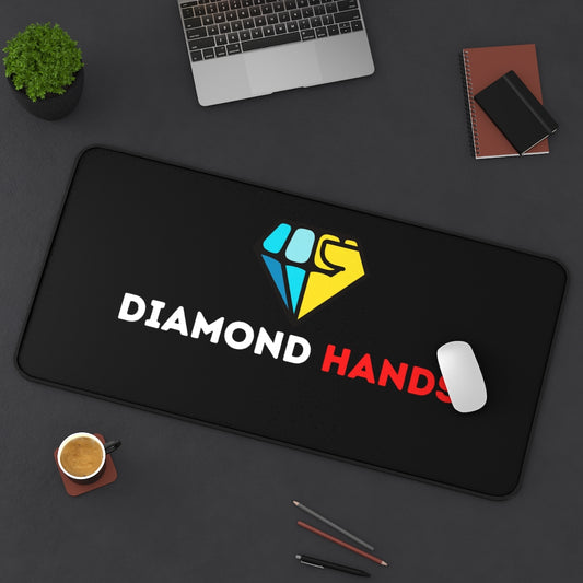 Diamond Hands Stock Trading Neoprene Desk Mat