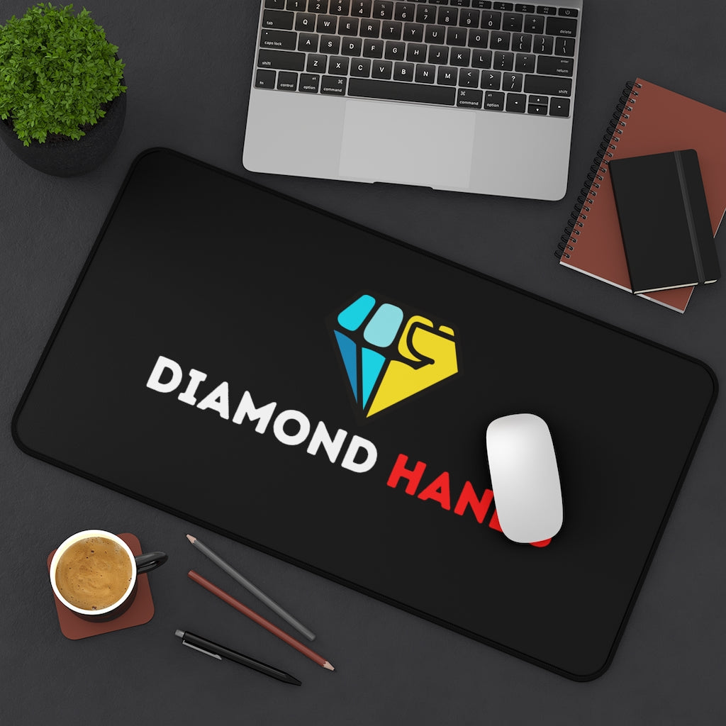 Diamond Hands Stock Trading Neoprene Desk Mat