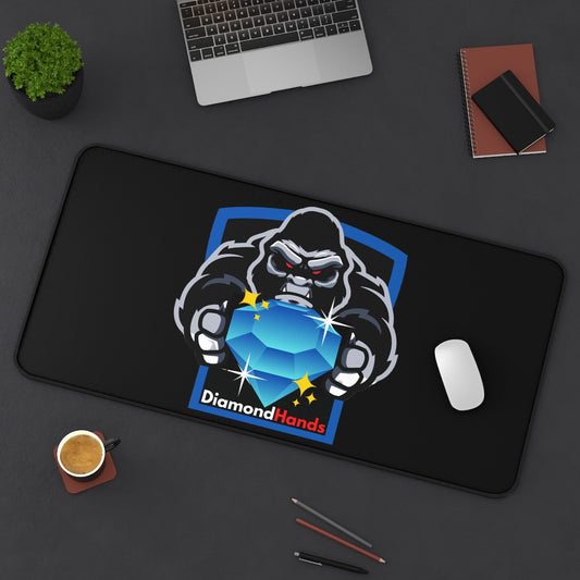 Ape Strong Together Diamond Hands Stock Trading Neoprene Desk Mat