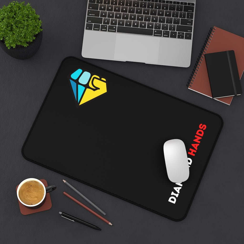 Diamond Hands Stock Trading Neoprene Desk Mat