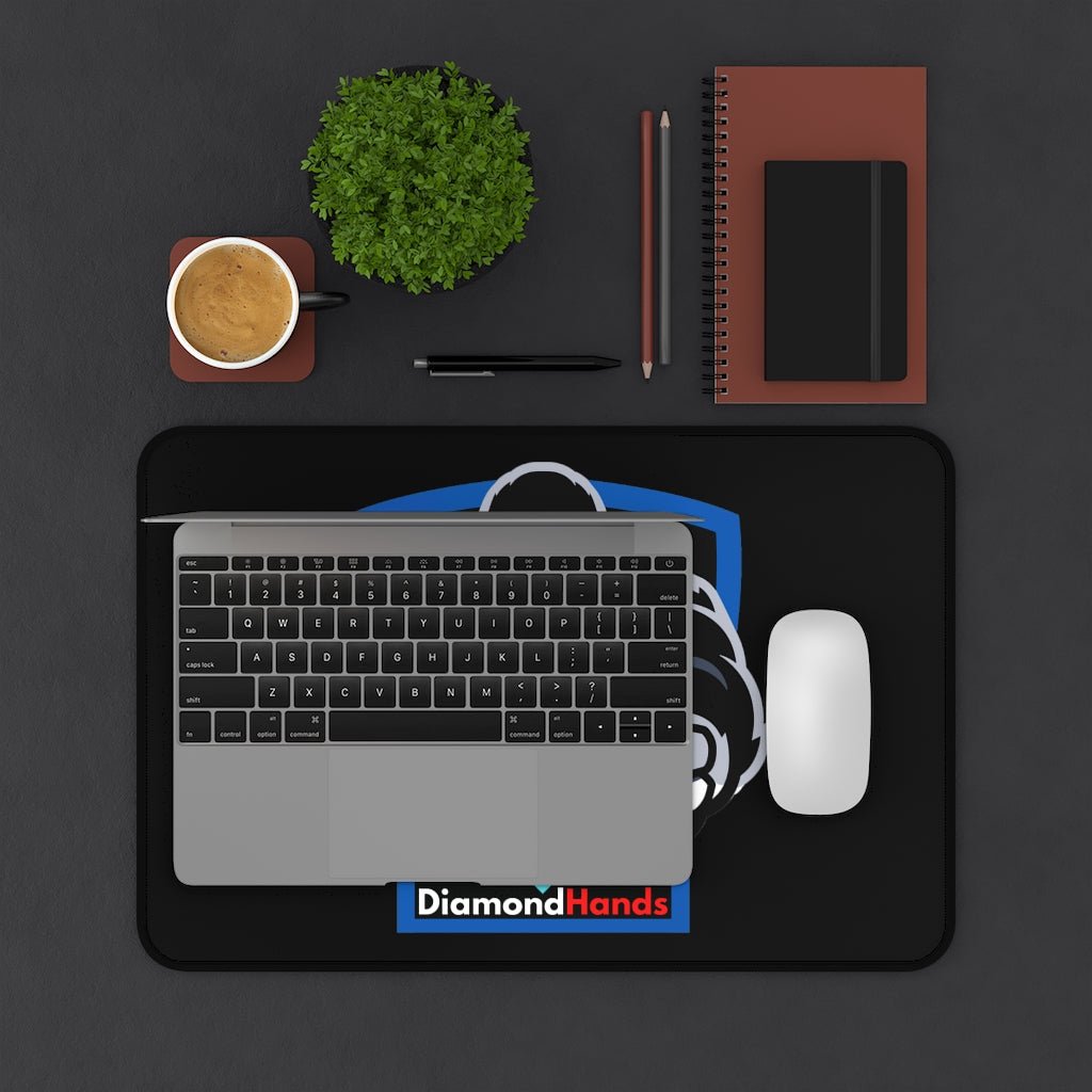 Ape Strong Together Diamond Hands Stock Trading Neoprene Desk Mat - Stonk Shark Co.
